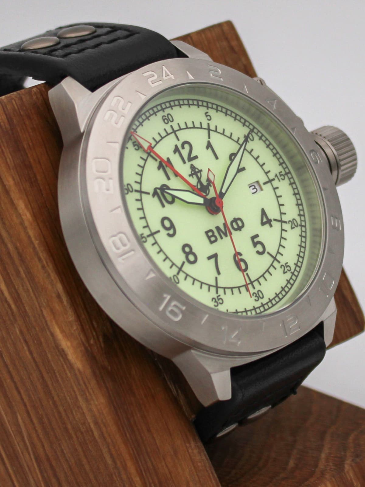 Часы ВМФ механические с автоподзаводом (Seiko NH34A) 52.320.01