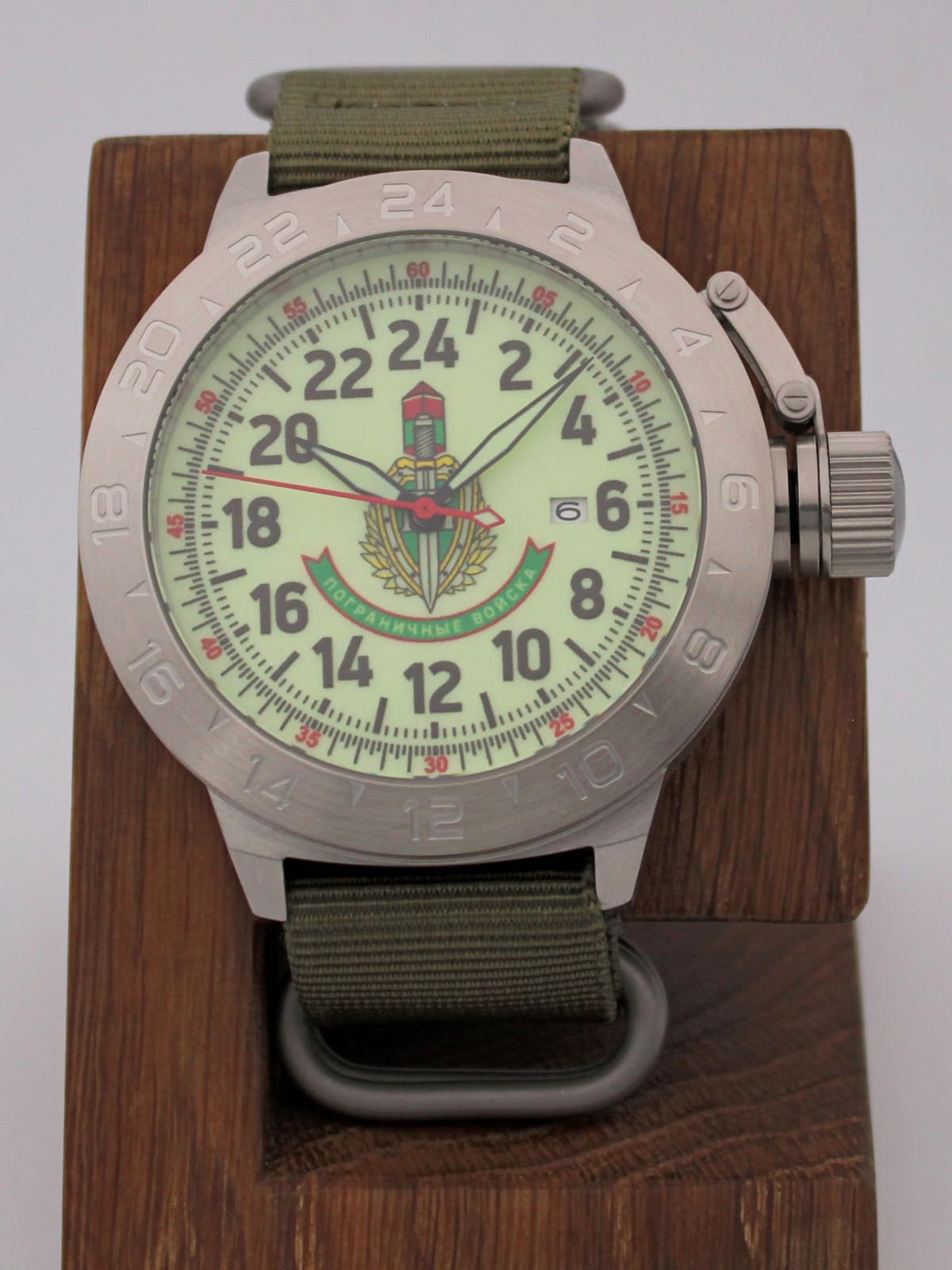 Часы Погранвойска механические с автоподзаводом (Seiko NH34A) 52.173.21