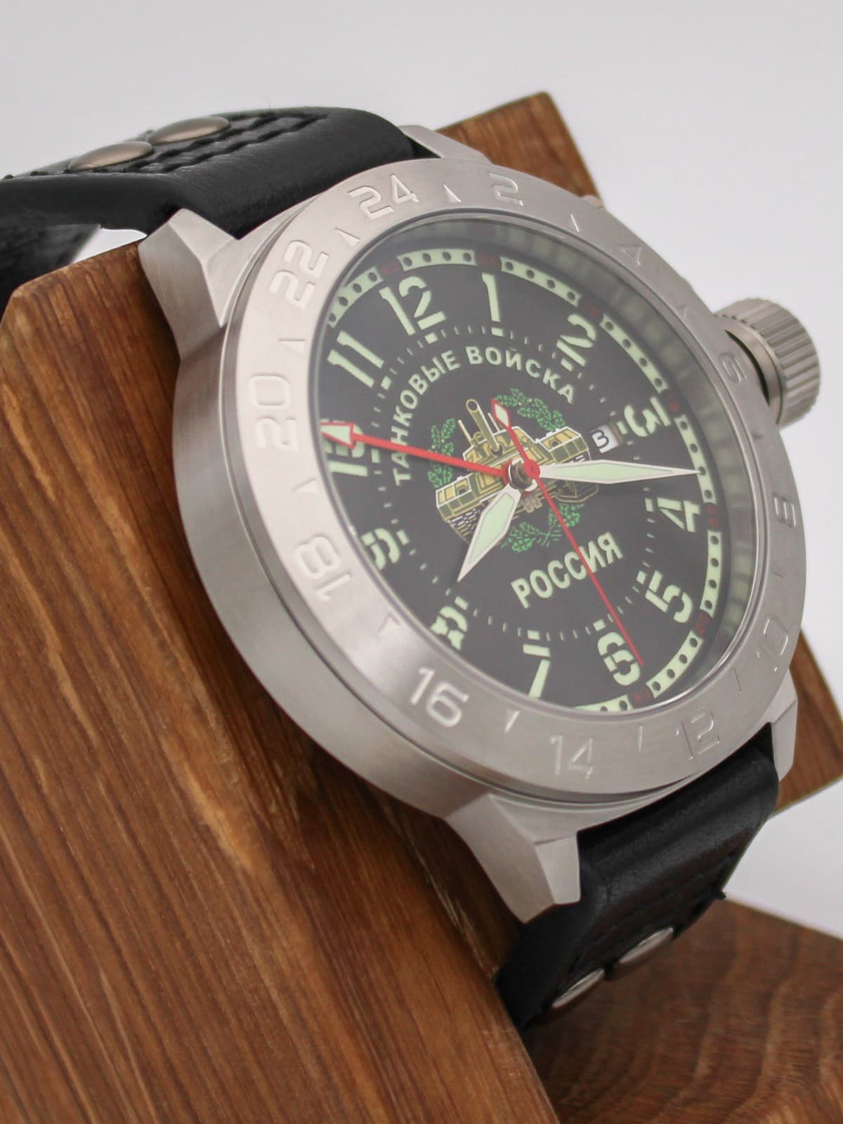 Часы Танковые войска механические с автоподзаводом (Seiko NH34A) 52.209.01