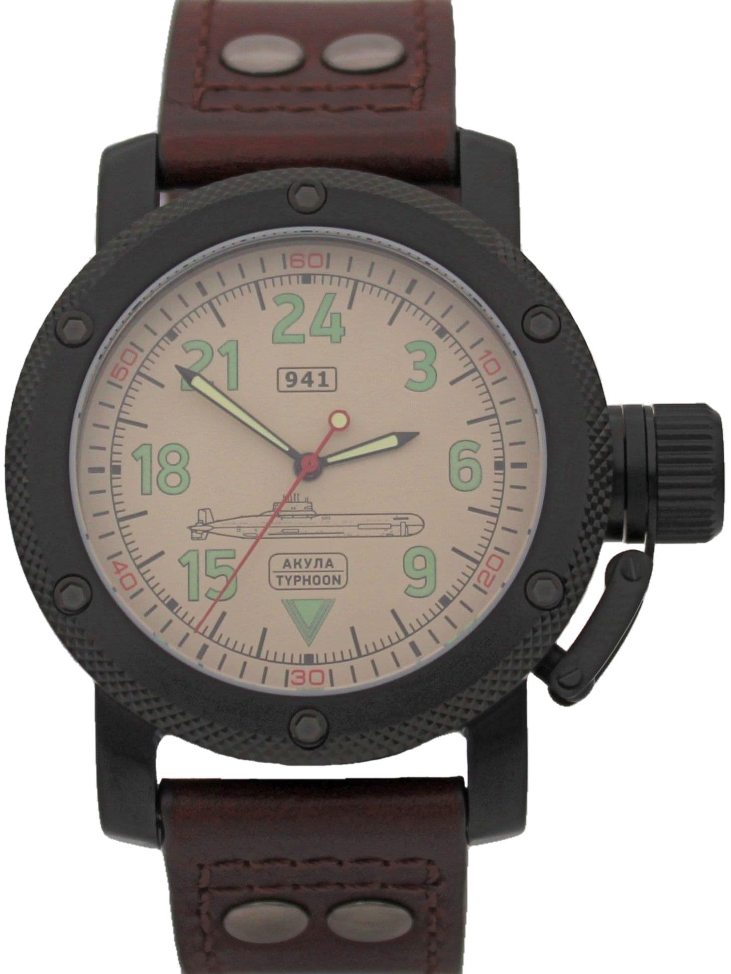 Часы 941 / Акула (Typhoon) механические с автоподзаводом (Восток 2431) 101.052.02