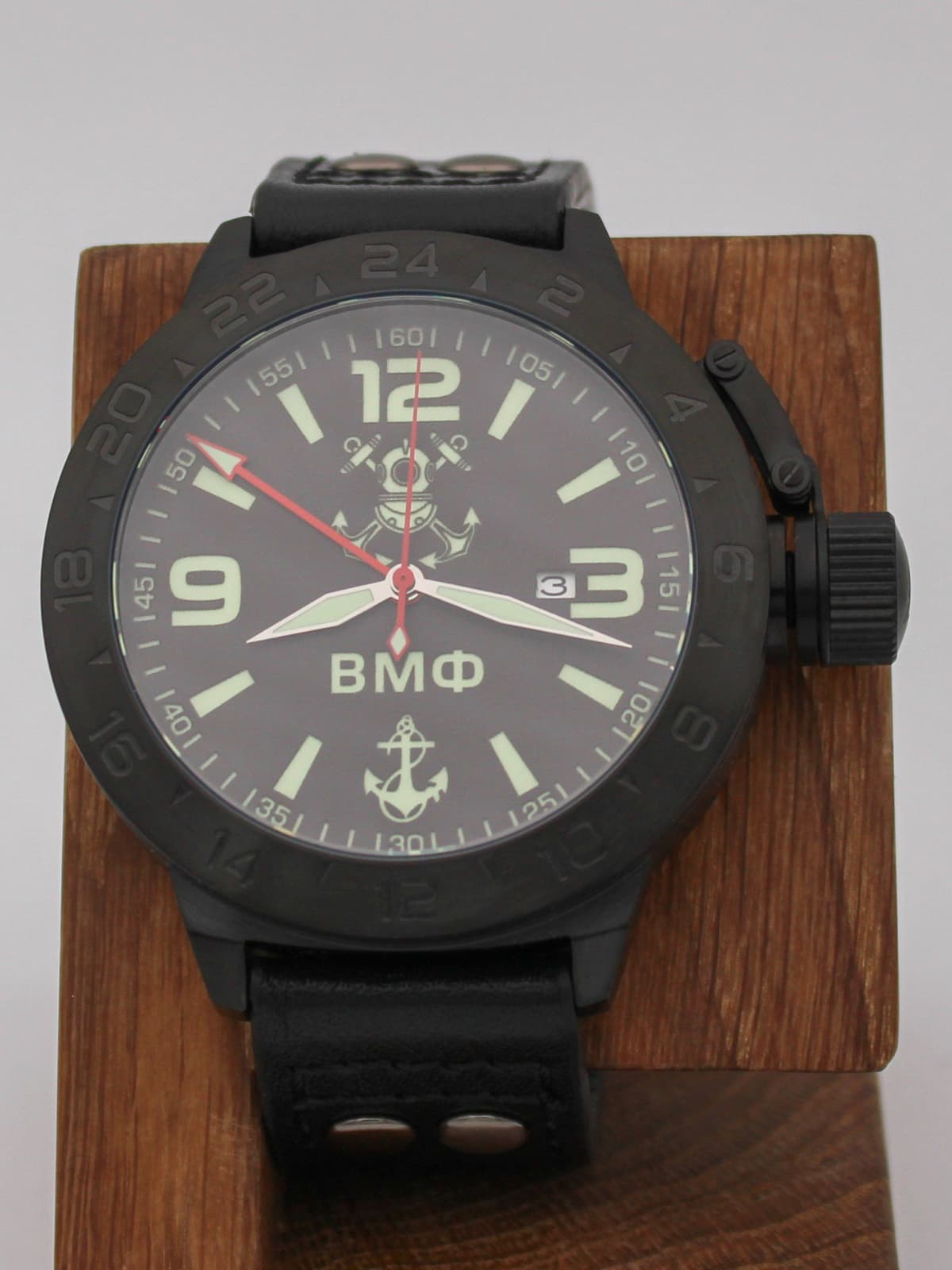 Часы ВМФ механические с автоподзаводом (Seiko NH34A) 152.026.01