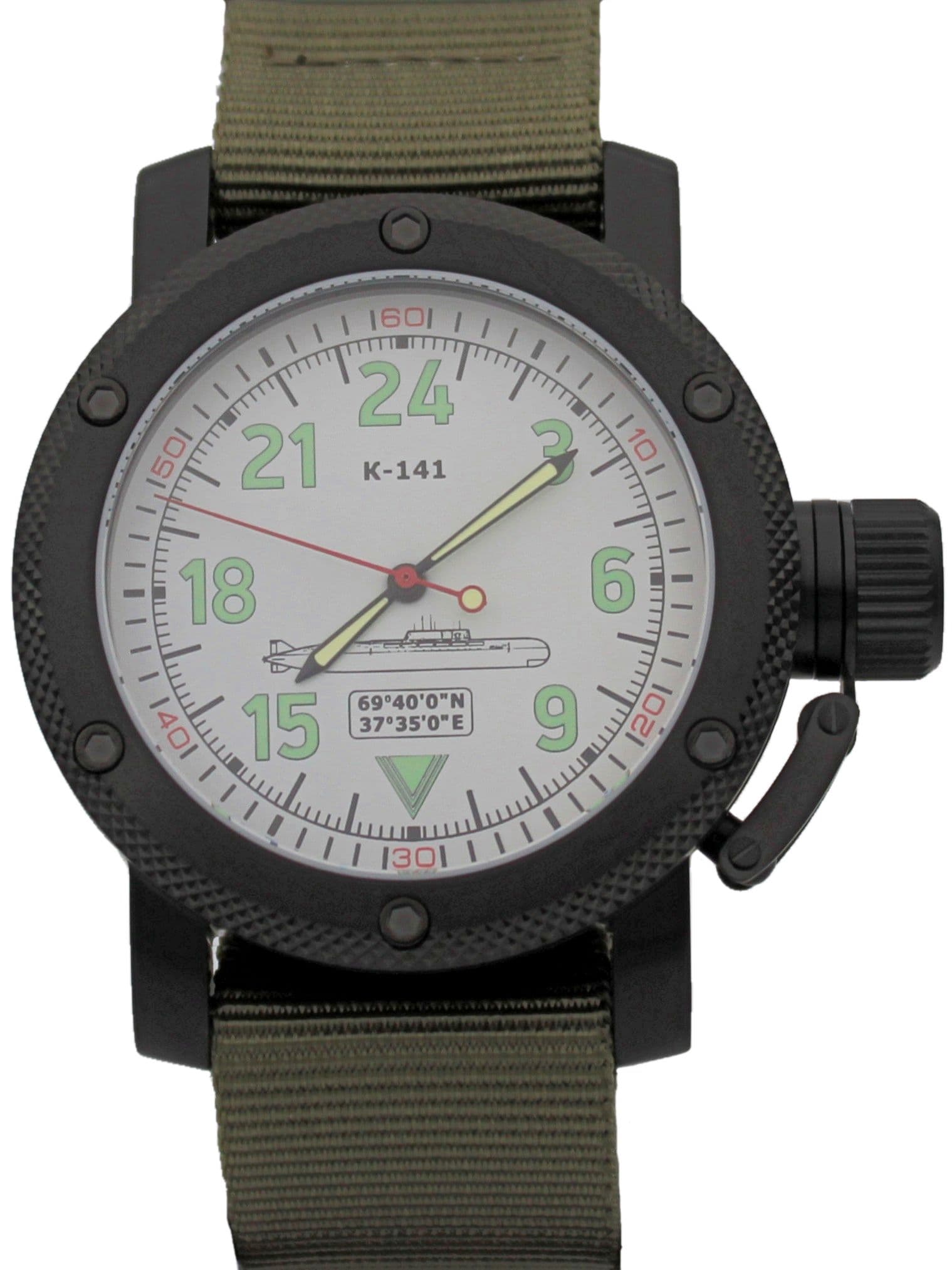 Часы К-141 / Курск (Oscar-II) механические с автоподзаводом (Восток 2431) 101.086.21
