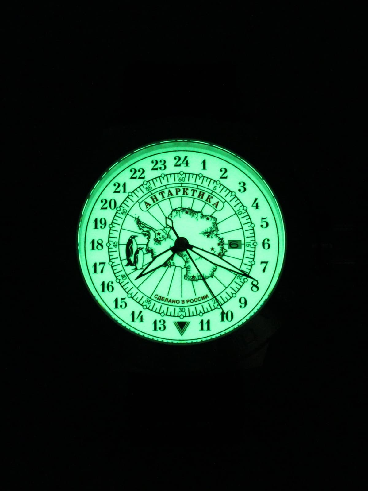 Часы Полярные / Антарктика механические с автоподзаводом (Seiko NH34A) 52.140.01