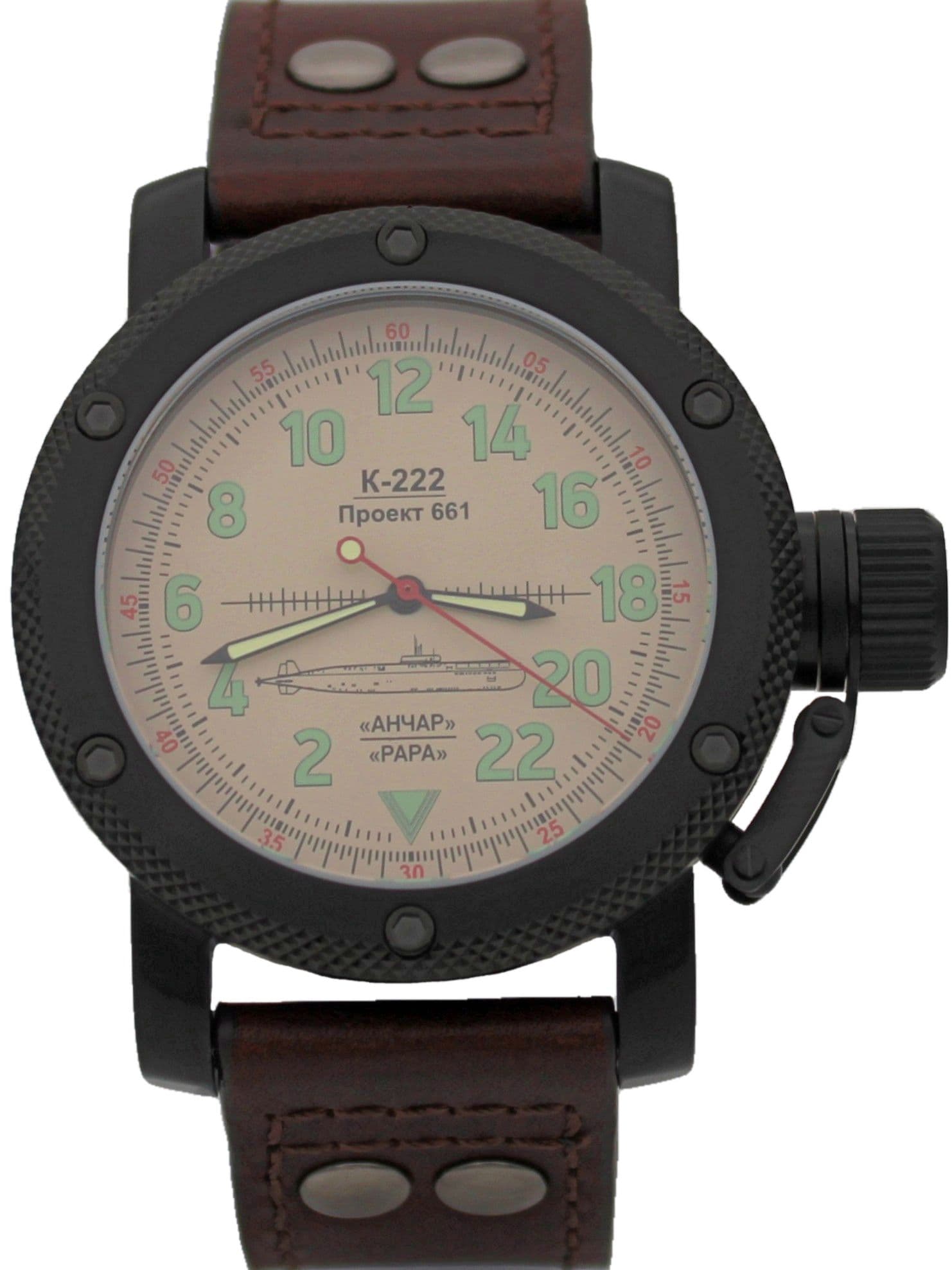 Часы К-222 / Анчар (Papa) механические с автоподзаводом (Восток 2431) 101.032.02