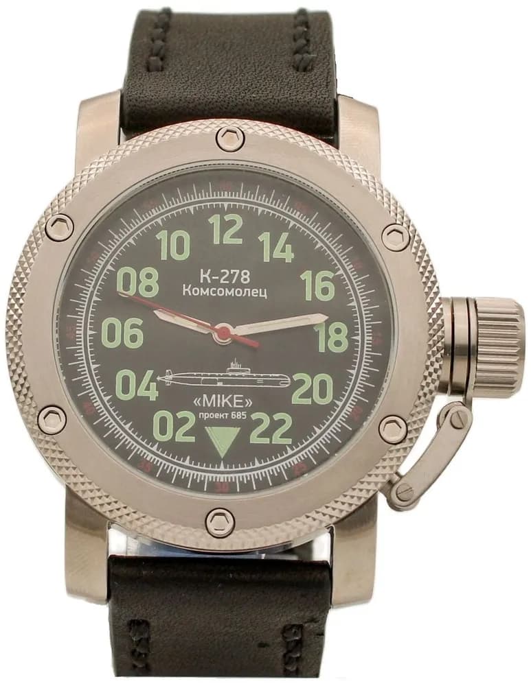 Часы К-278 / Комсомолец (Mike) механические 044.01механизм Ракета 2623