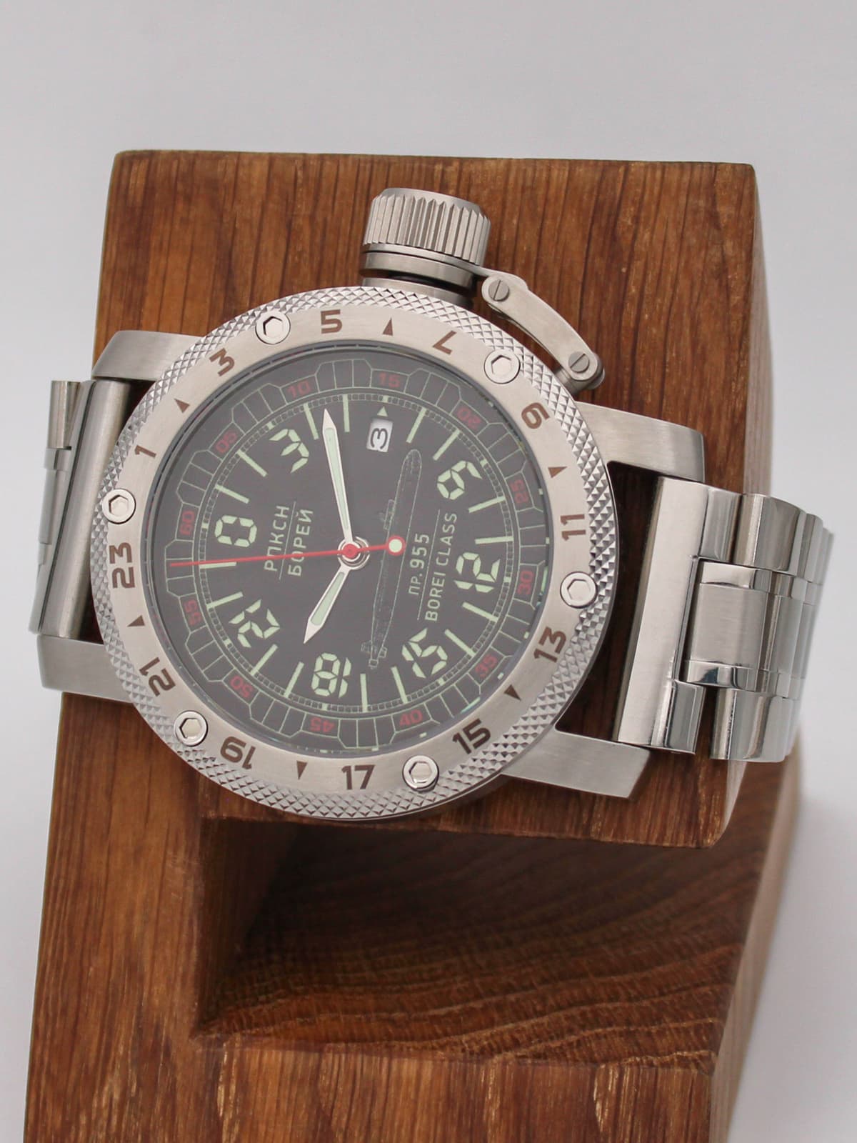 Часы РПКСН 955 Борей (Borei class) кварцевые (Ronda 515.24H) Q47.191.2