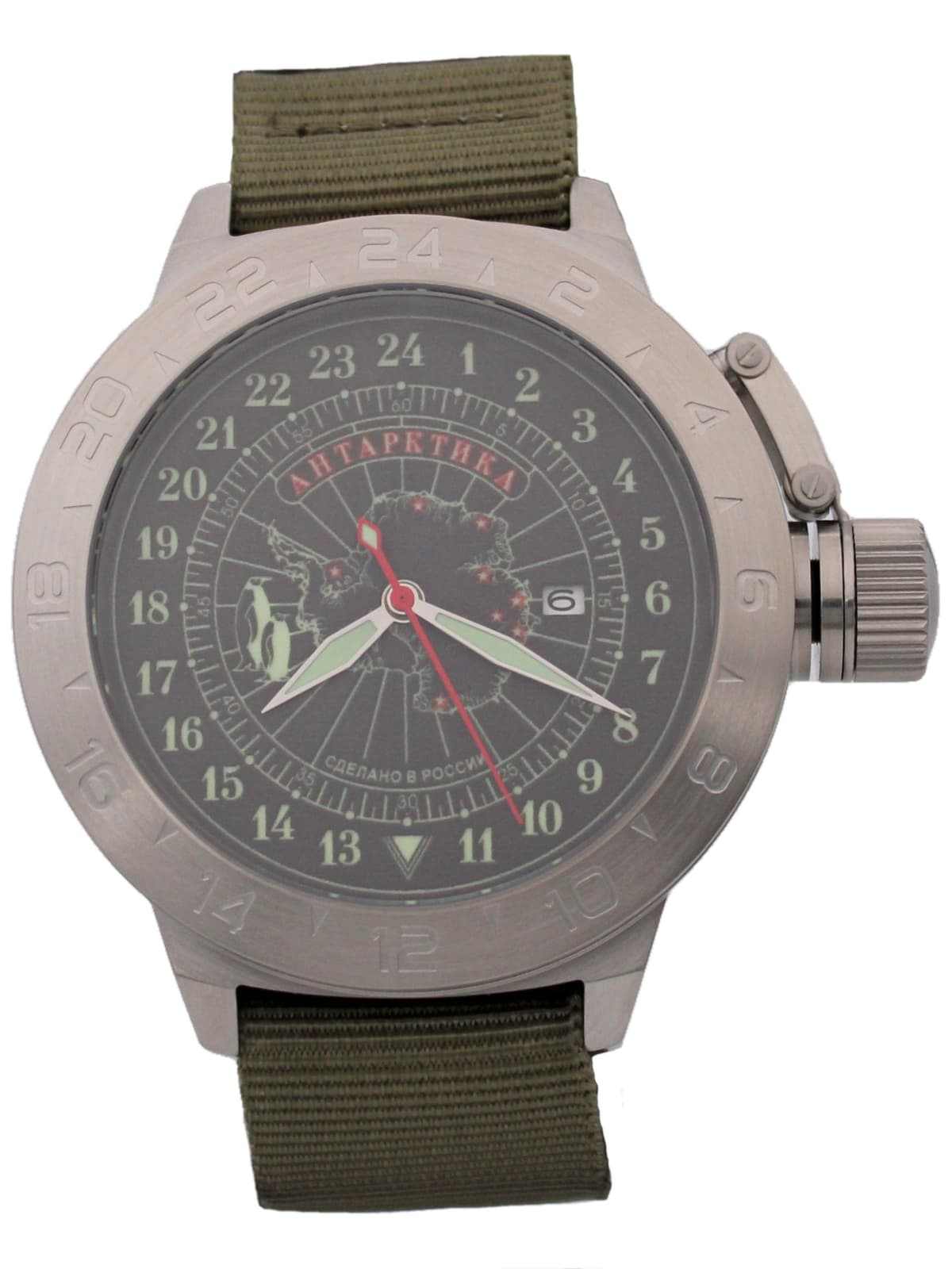 Часы Полярные / Антарктика механические с автоподзаводом (Seiko NH34A) 52.141.21