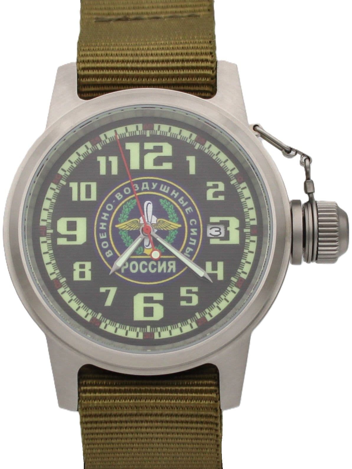 Часы ВВС механические с автоподзаводом (Seiko NH35A) 45.207.21