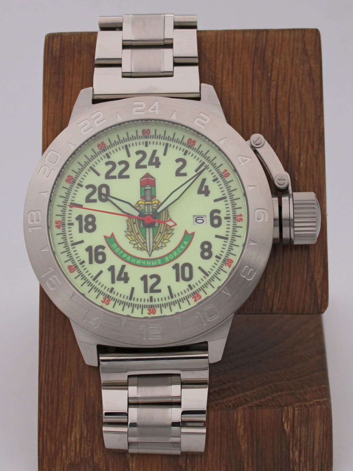 Часы Погранвойска механические с автоподзаводом (Seiko NH34A) 52.173.2