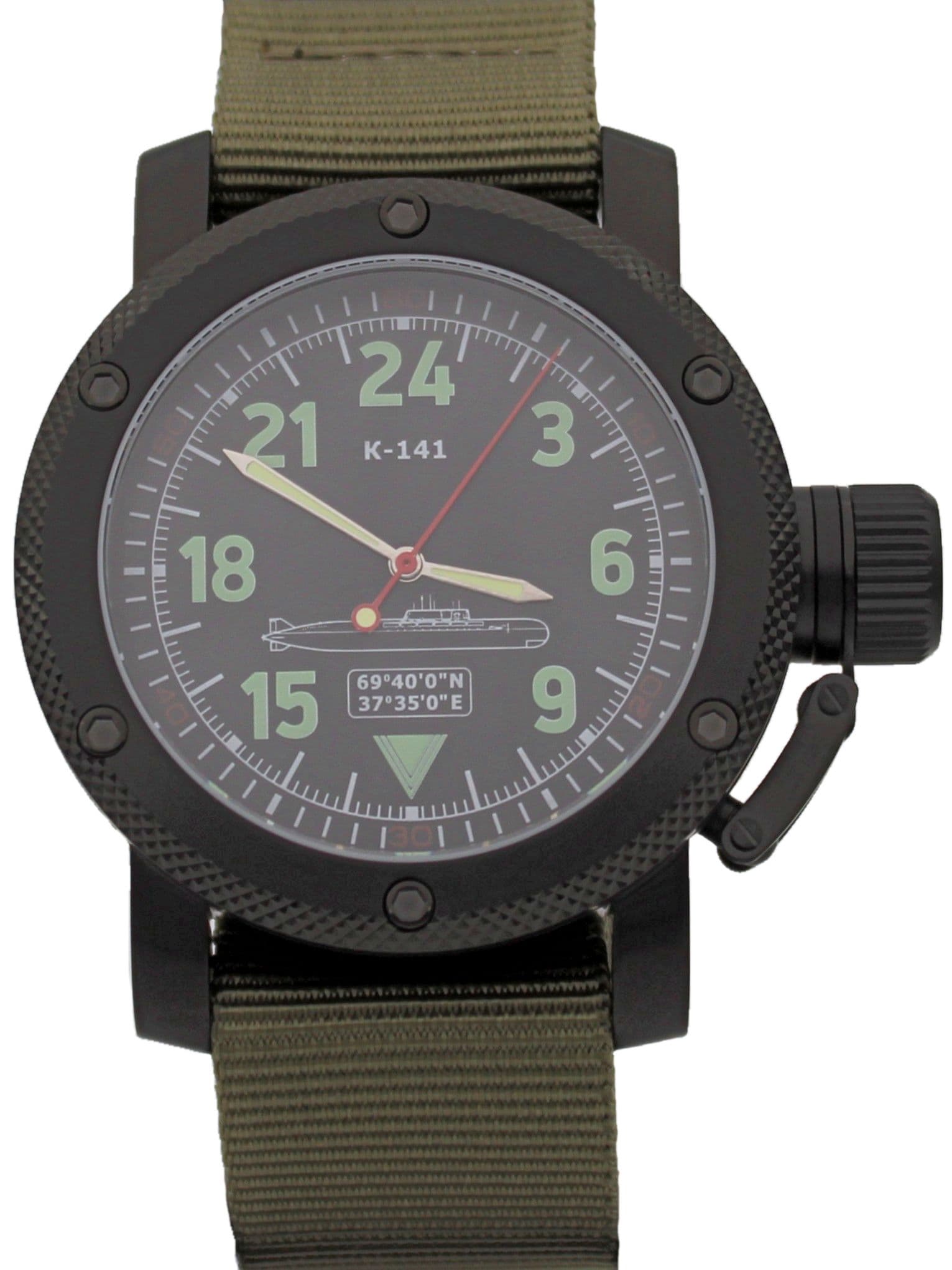 Часы К-141 / Курск (Oscar-II) механические с автоподзаводом (Восток 2431) 101.089.21