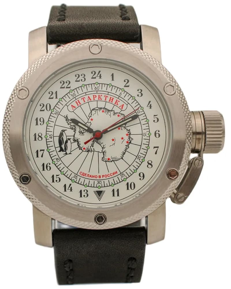Часы Полярные / Антарктика 1136.01 механические с автоподзаводом (сапфировое стекло), механизм Восток 2431