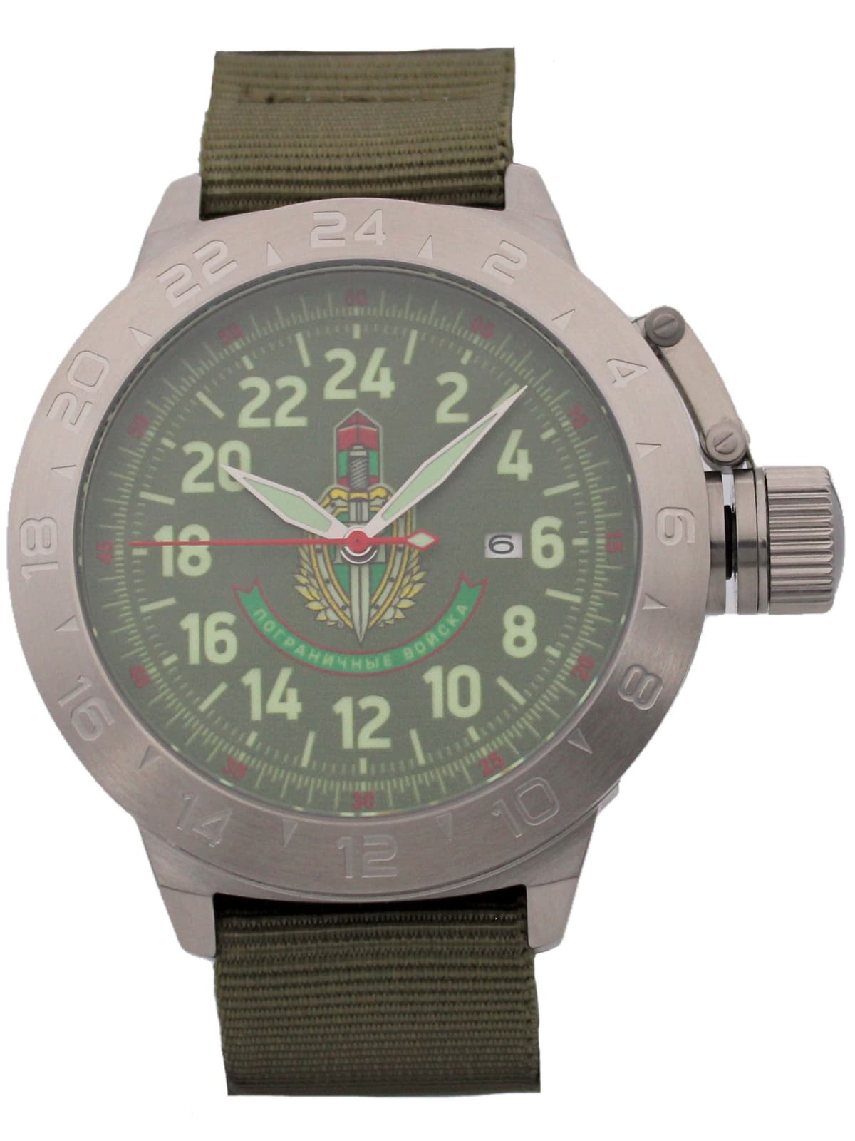 Часы Погранвойска механические с автоподзаводом (Seiko NH34A) 52.242.21