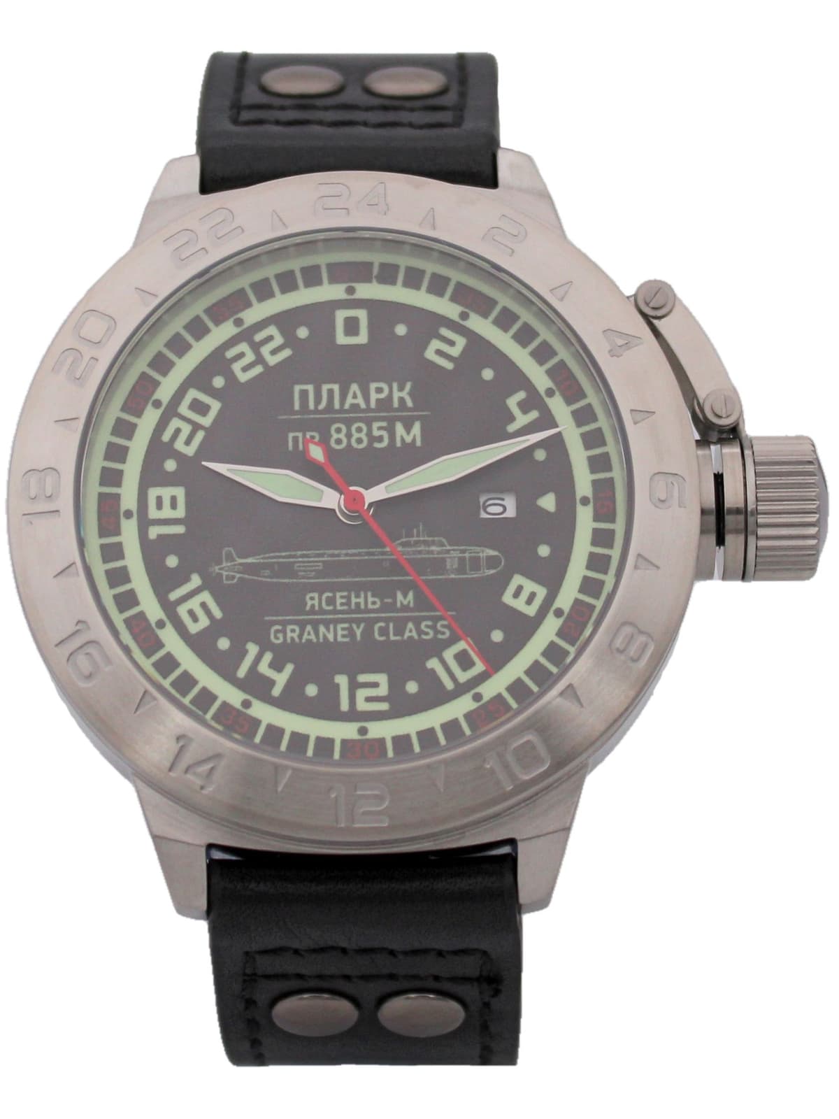 Часы ПЛАРК 885М Ясень-М (Graney class) механические с автоподзаводом (Seiko NH34A) 52.194.01