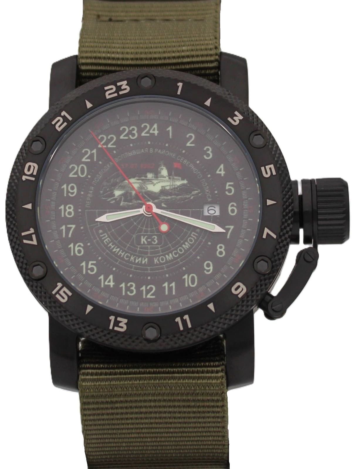 Часы К-3 "Ленинский комсомол" кварцевые (Ronda 515.24H) Q147.152.21