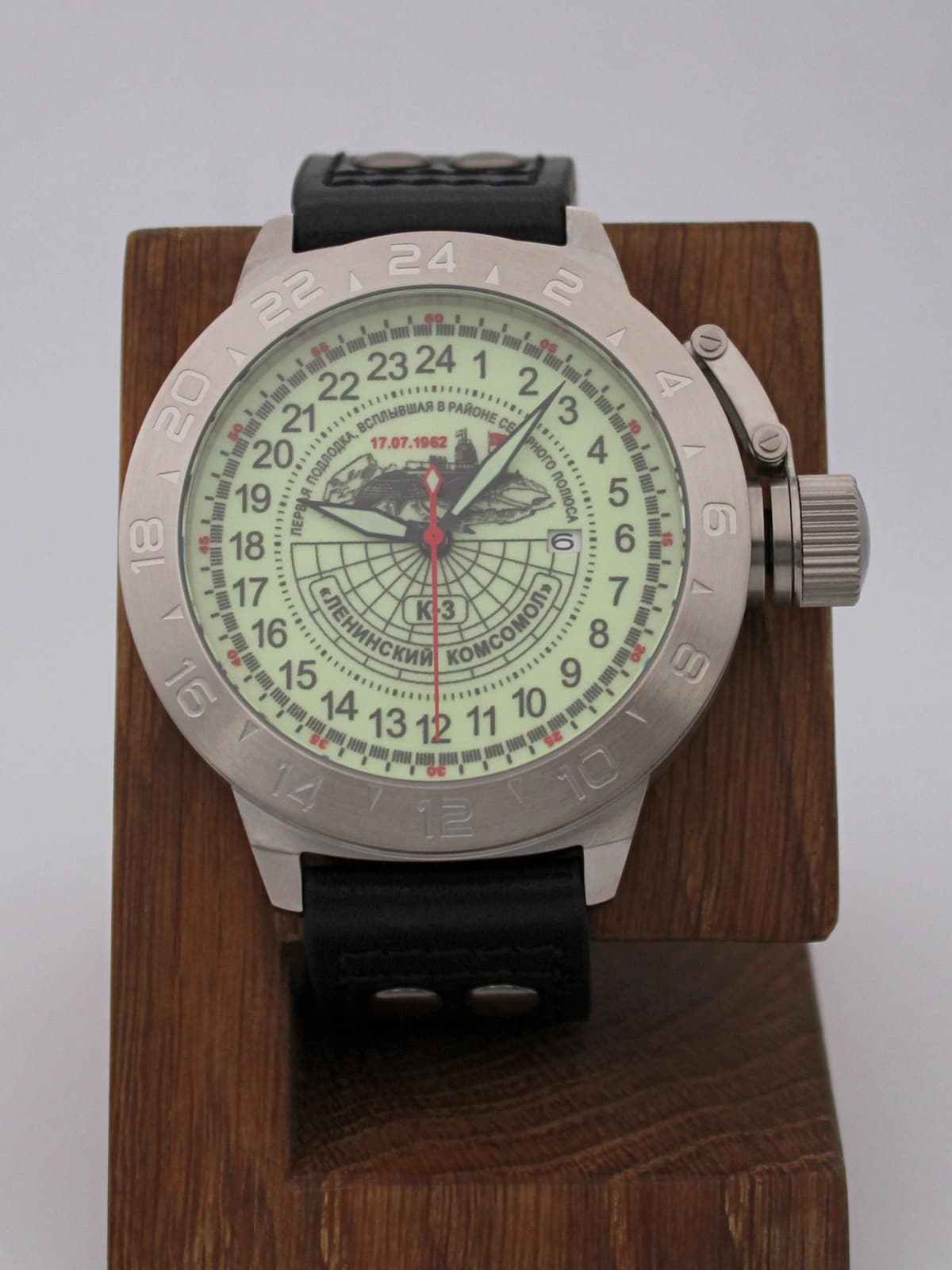 Часы К-3 "Ленинский комсомол" механические с автоподзаводом (Seiko NH34A) 52.150.01