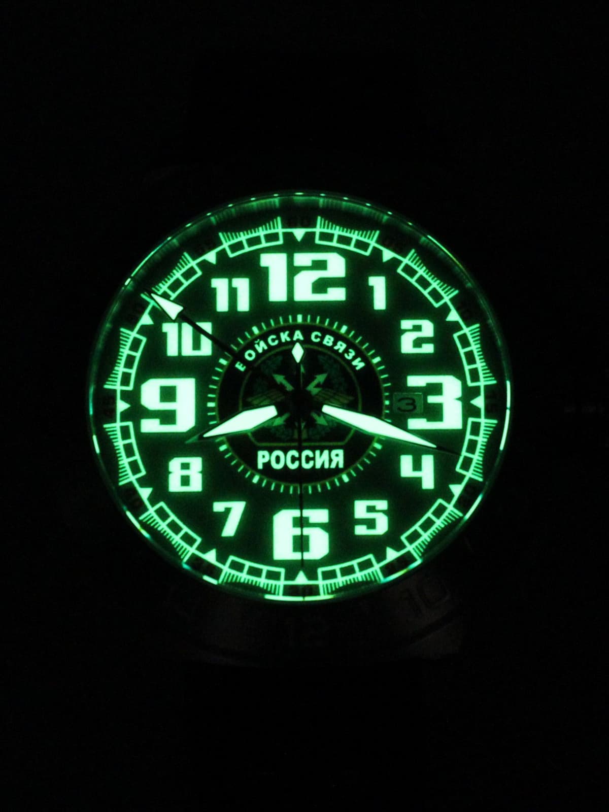 Часы Войска связи механические с автоподзаводом (Seiko NH34A) 52.198.01