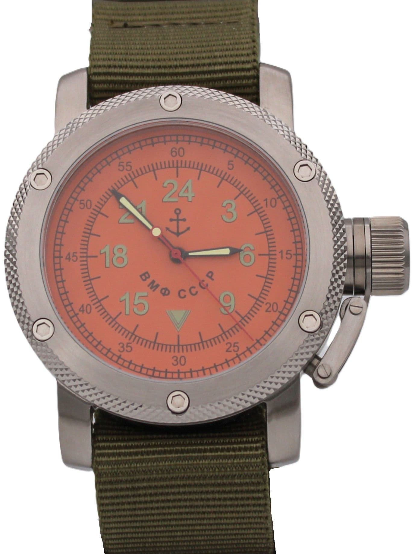 Часы ВМФ СССР механические с автоподзаводом (Восток 2431) 01.013.21