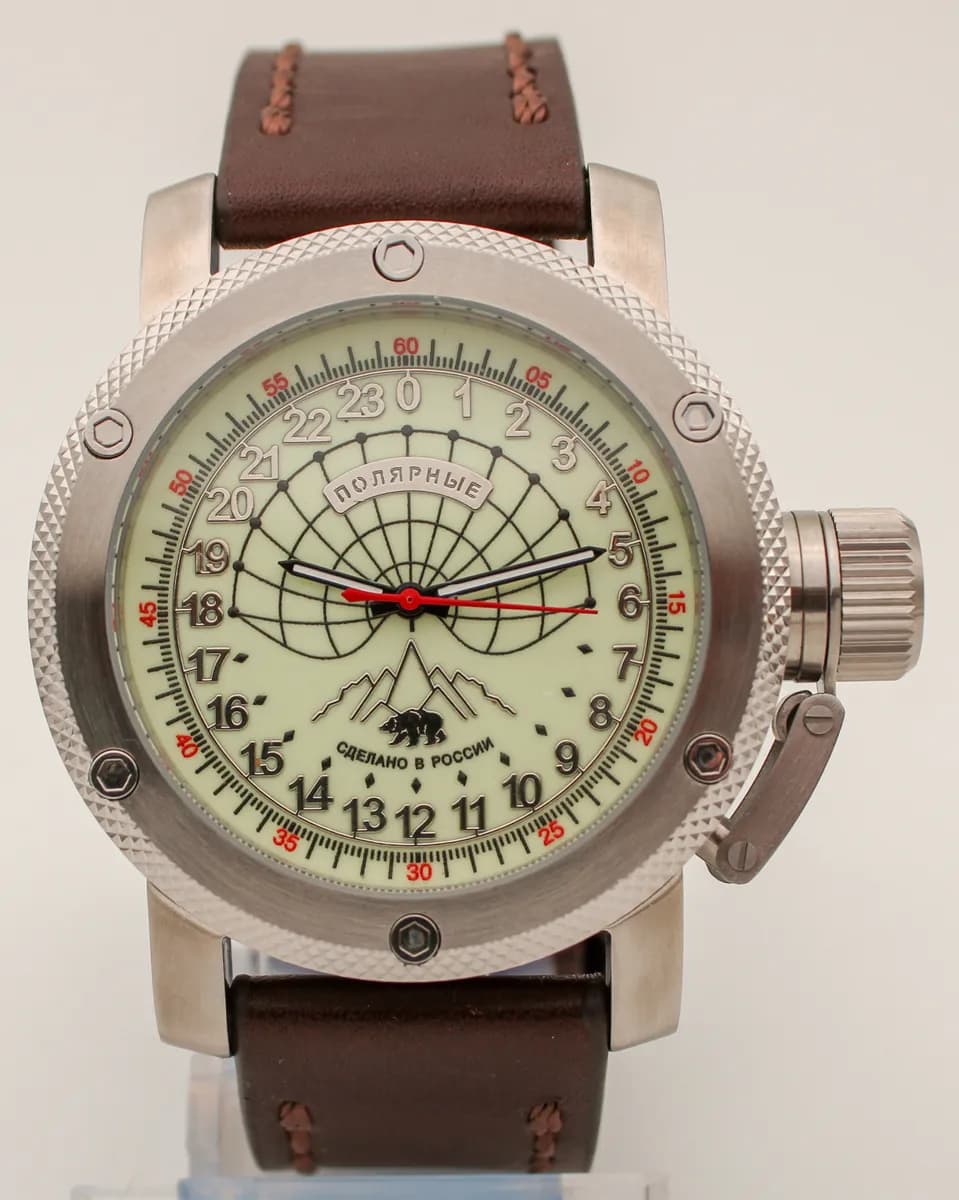 Часы Полярные механические с автоподзаводом (сапфировое стекло) 1130.02, механизм Восток 2431