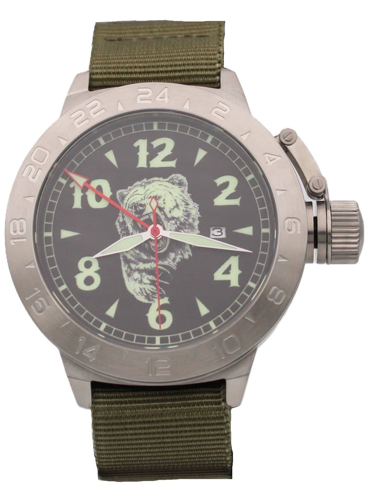 Часы Медведь механические с автоподзаводом (Seiko NH34A) 52.318.21