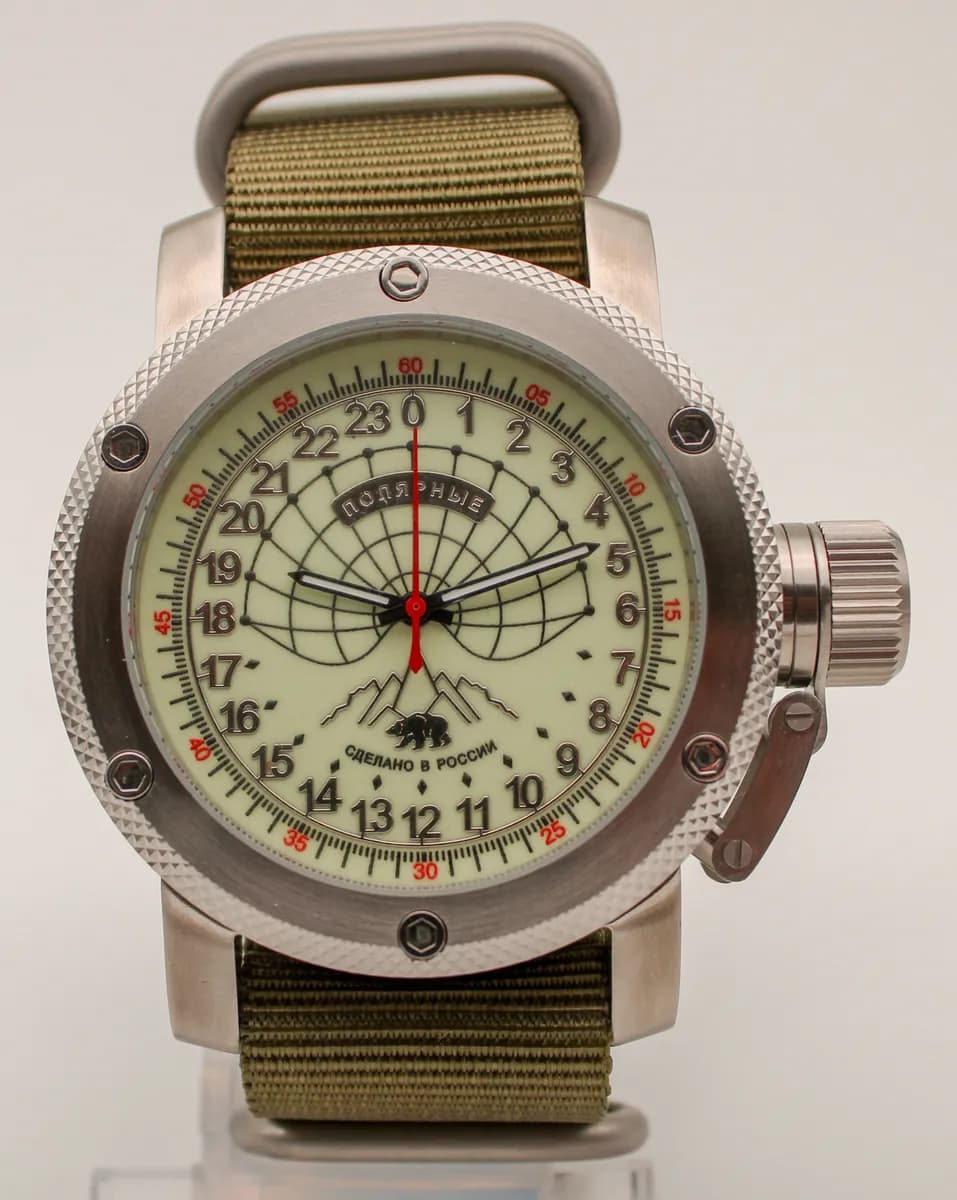 Часы Полярные механические с автоподзаводом (сапфировое стекло) 1130.21, механизм Восток 2431