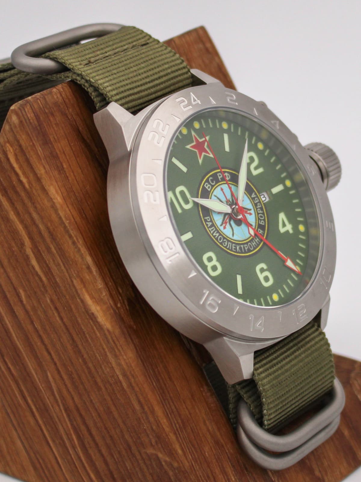 Часы Войска РЭБ механические с автоподзаводом (Seiko NH34A) 52.277.21