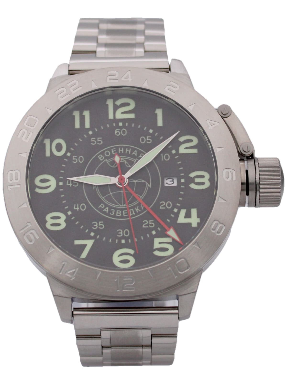 Часы Военная разведка механические с автоподзаводом (Seiko NH34A) 52.169.2