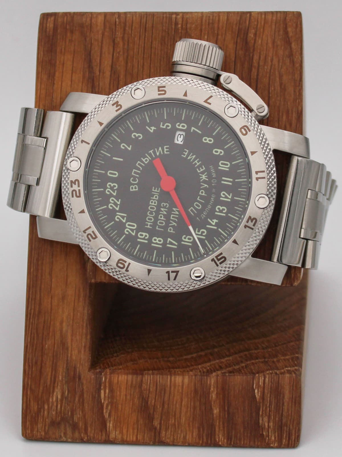 Часы Погружение / Всплытие однострелочные кварцевые (Ronda 515.24H) Q47.182.2