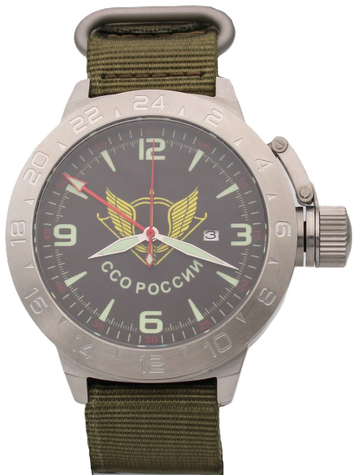 Часы ССО России механические с автоподзаводом (Seiko NH34A) 52.281.21