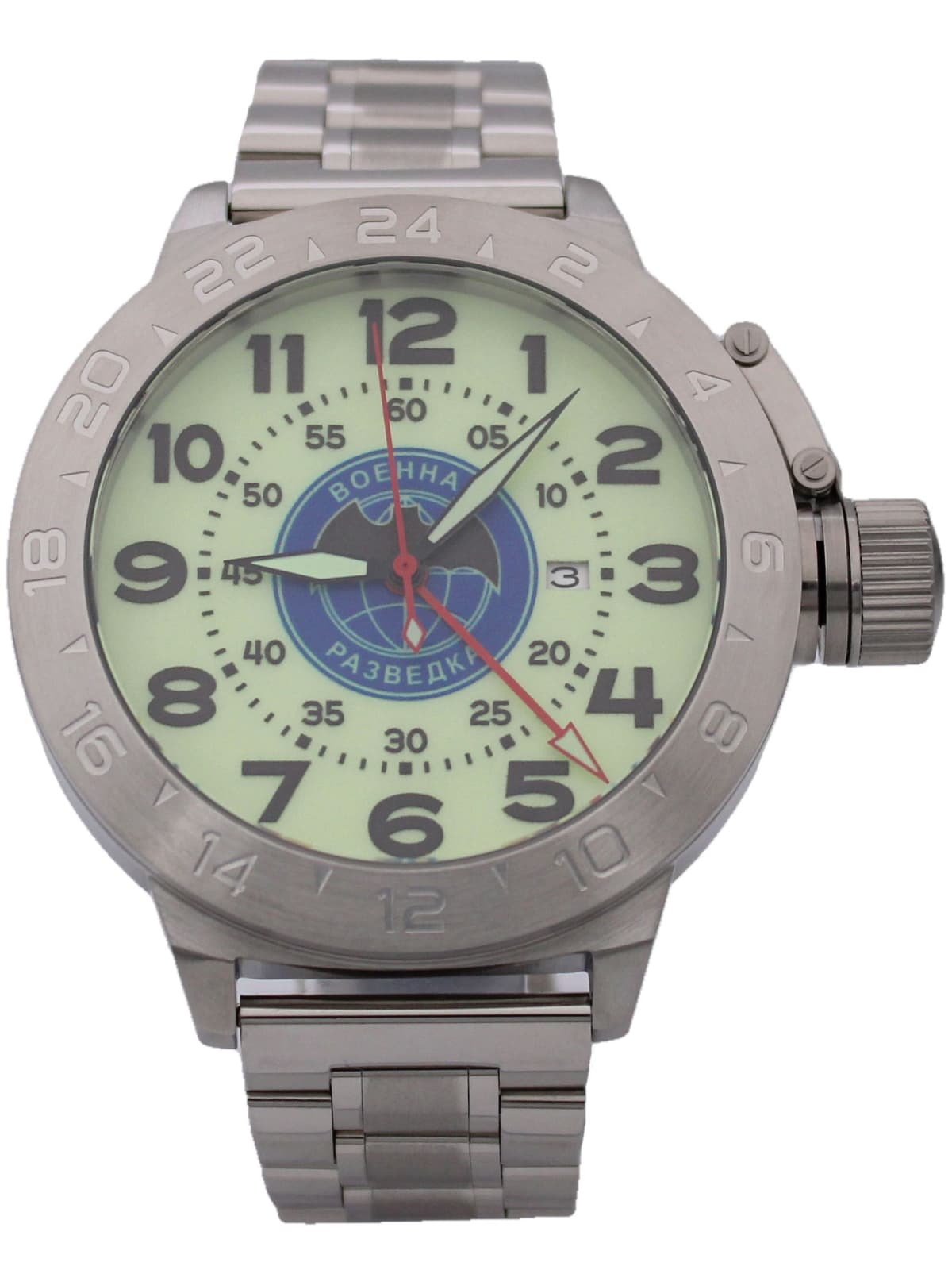 Часы Военная разведка механические с автоподзаводом (Seiko NH34A) 52.168.2