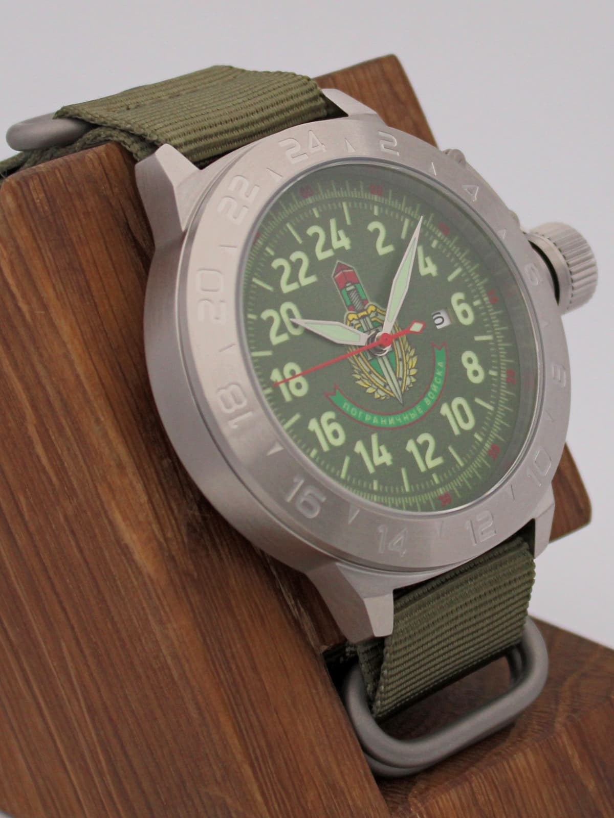 Часы Погранвойска механические с автоподзаводом (Seiko NH34A) 52.242.21