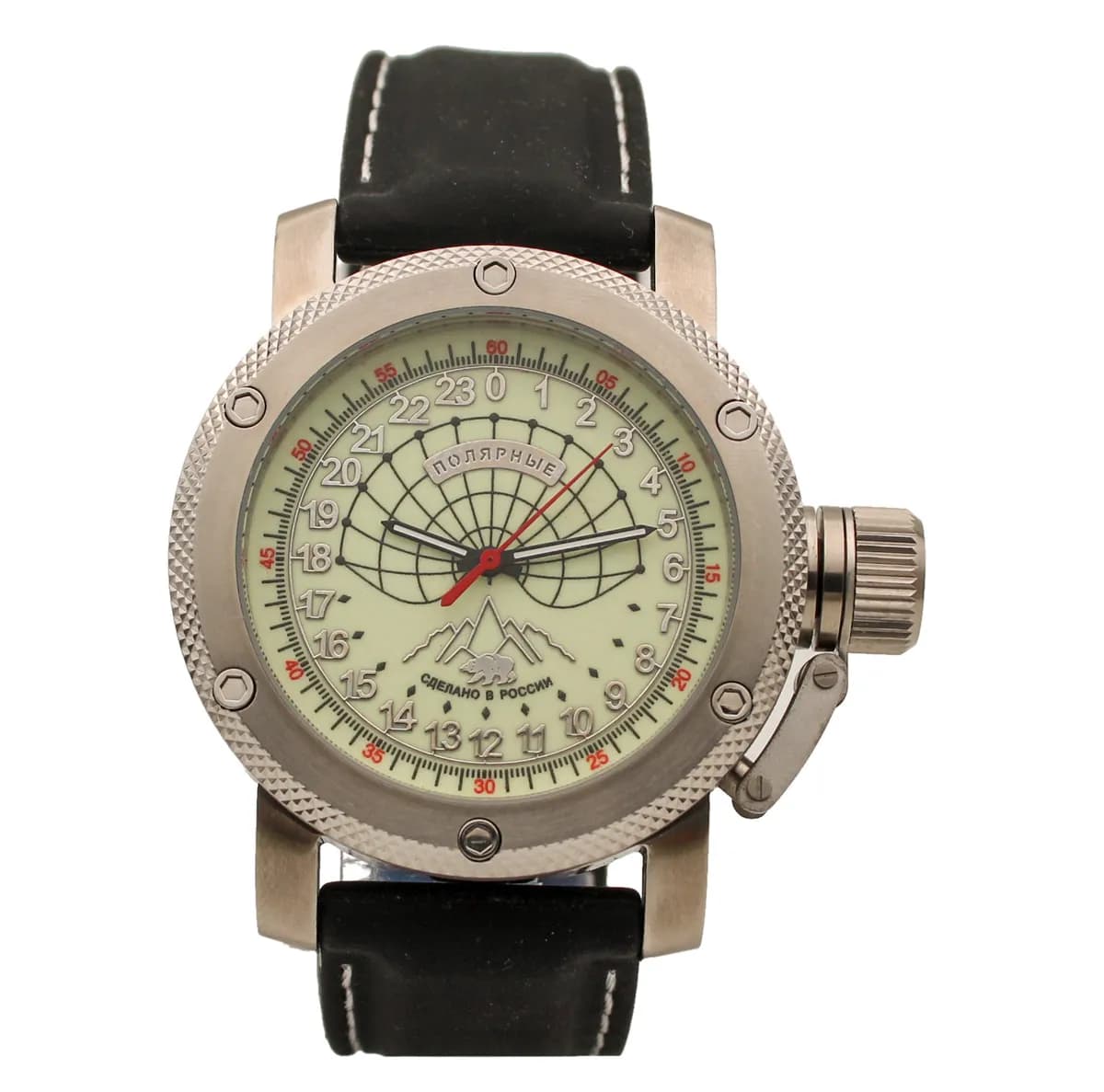 Часы Полярные механические с автоподзаводом (сапфировое стекло) 1130.11, механизм Восток 2431