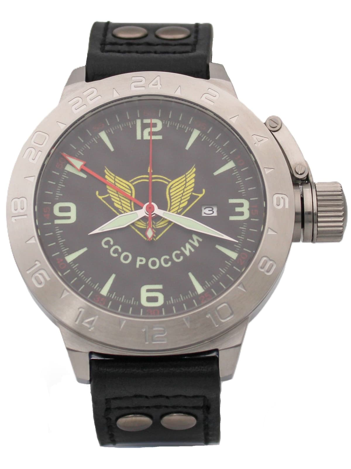 Часы ССО России механические с автоподзаводом (Seiko NH34A) 52.281.01