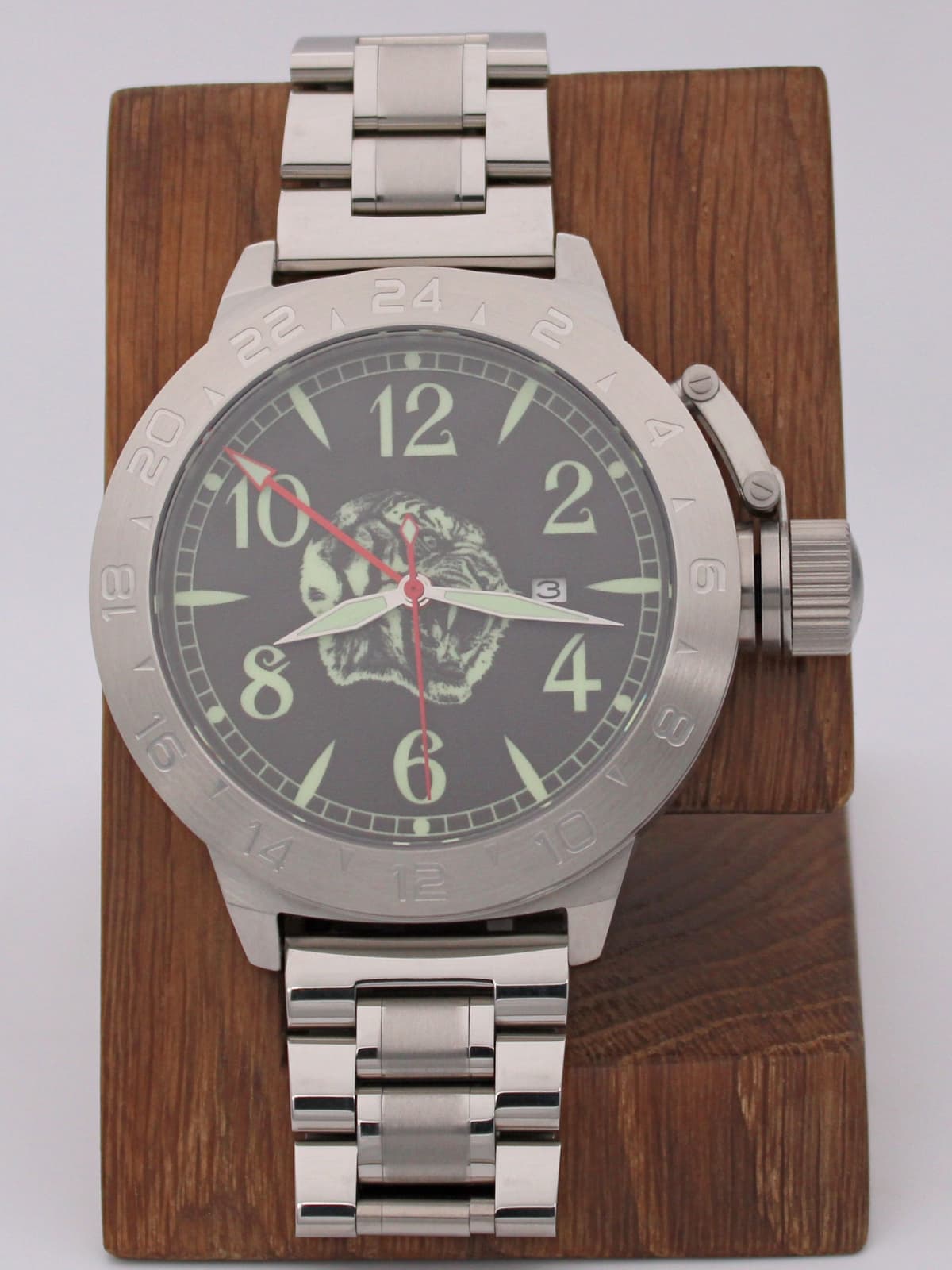 Часы Тигр механические с автоподзаводом (Seiko NH34A) 52.310.2