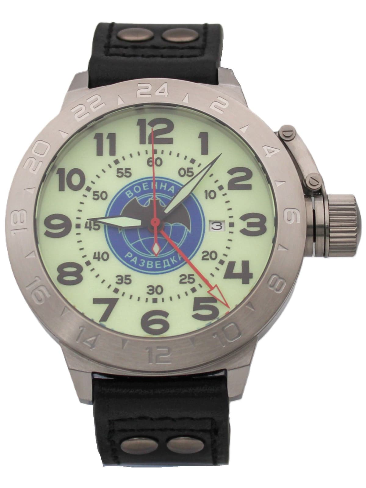 Часы Военная разведка механические с автоподзаводом (Seiko NH34A) 52.168.01