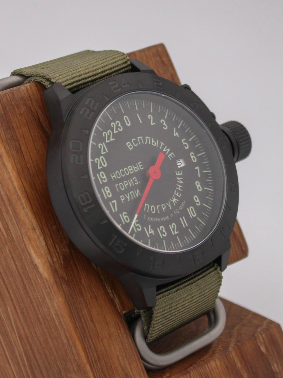 Часы Погружение / Всплытие однострелочные механические с автоподзаводом (Seiko NH34A) 152.182.21