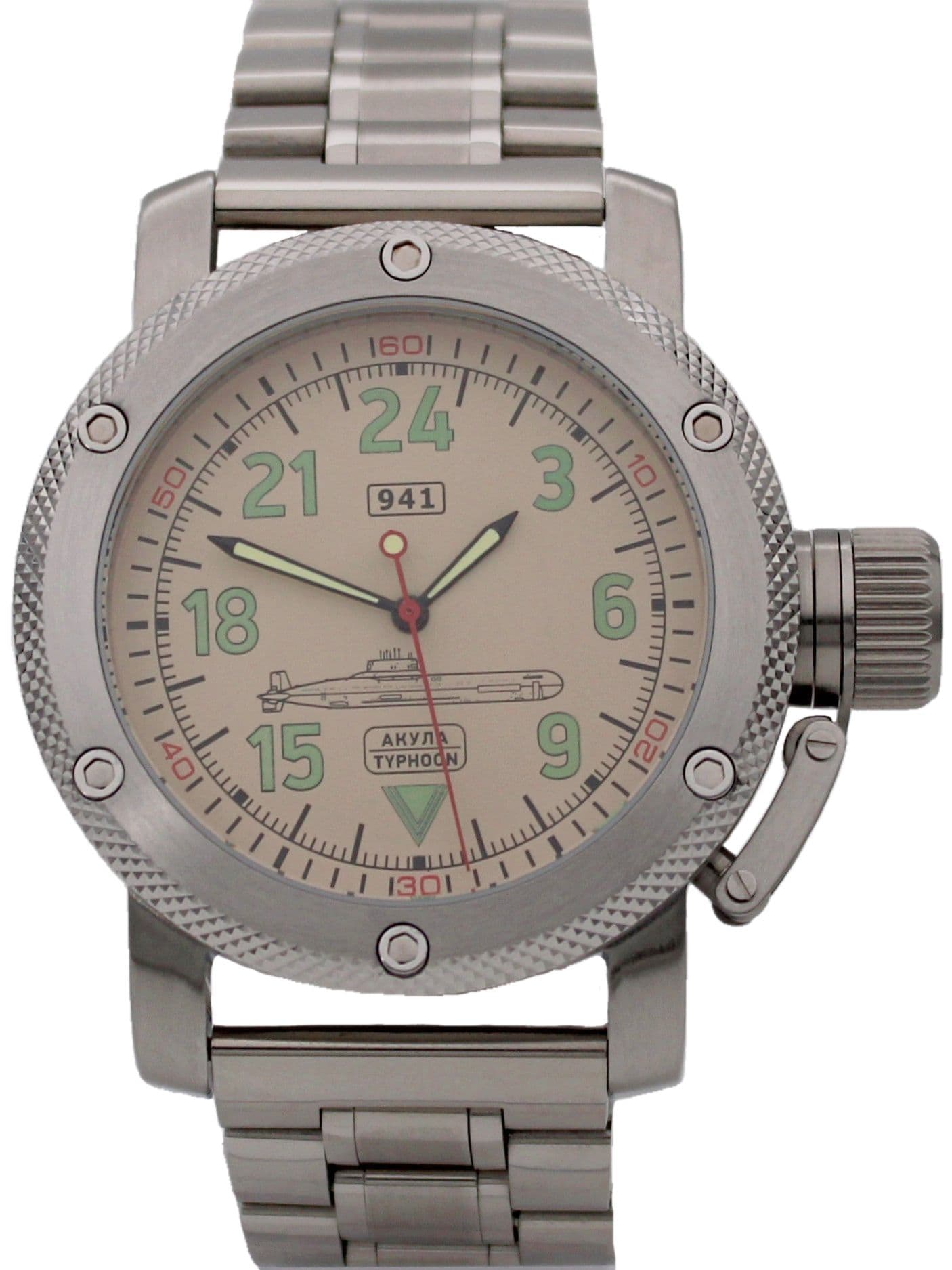 Часы 941 / Акула (Typhoon) механические с автоподзаводом (Восток 2431) 01.052.2