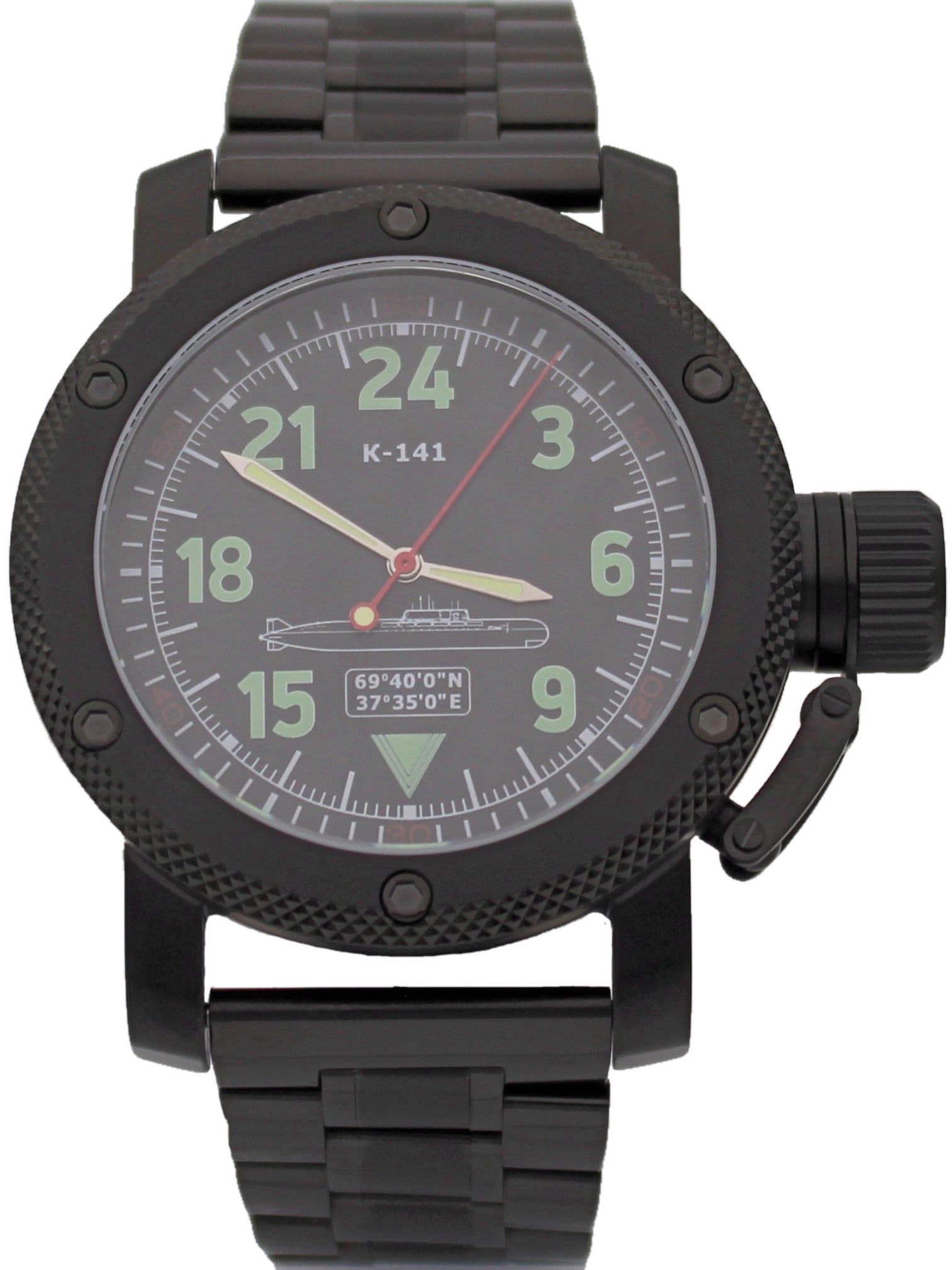 Часы К-141 / Курск (Oscar-II) механические с автоподзаводом (Восток 2431) 101.089.1