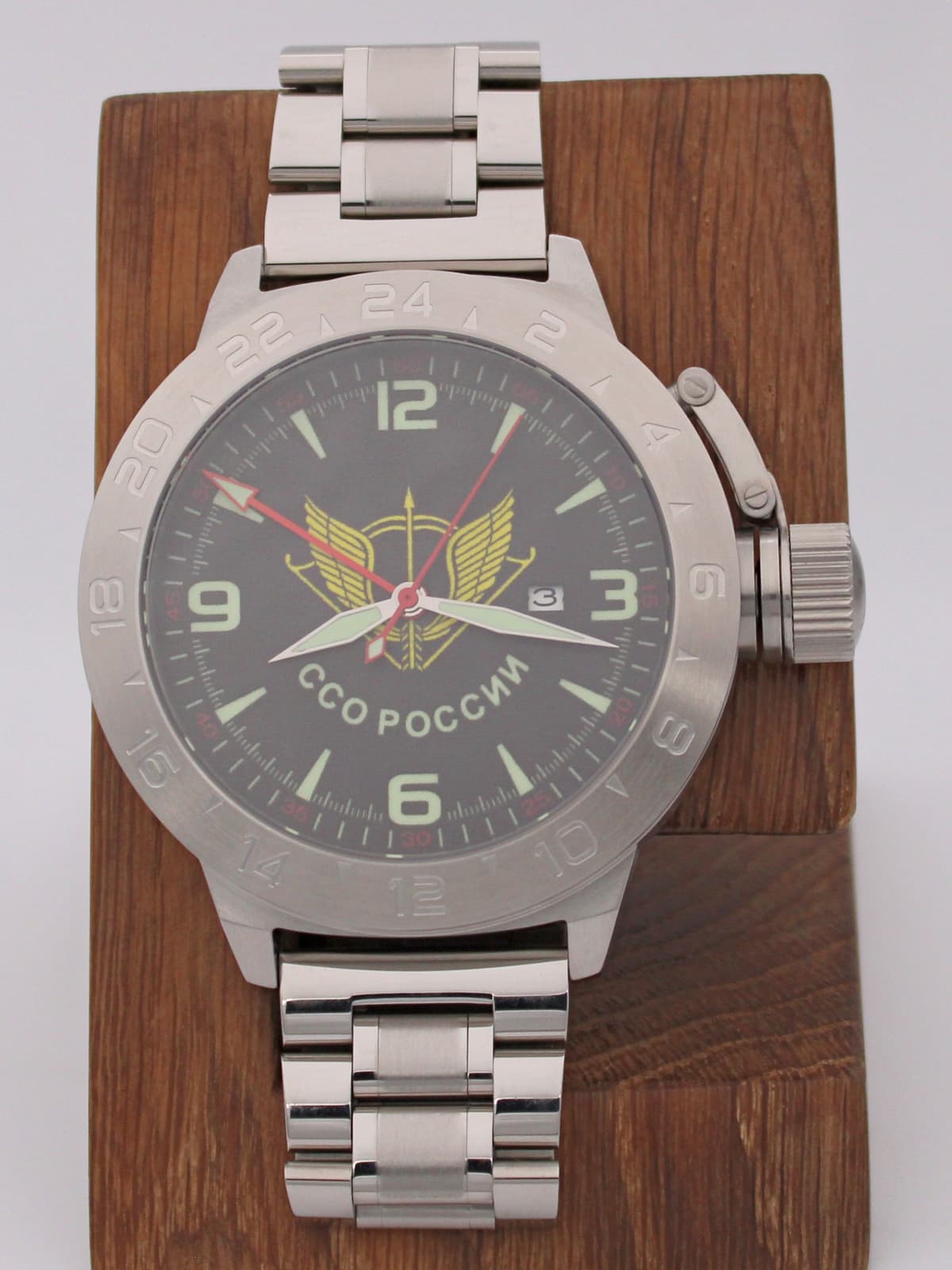 Часы ССО России механические с автоподзаводом (Seiko NH34A) 52.281.2