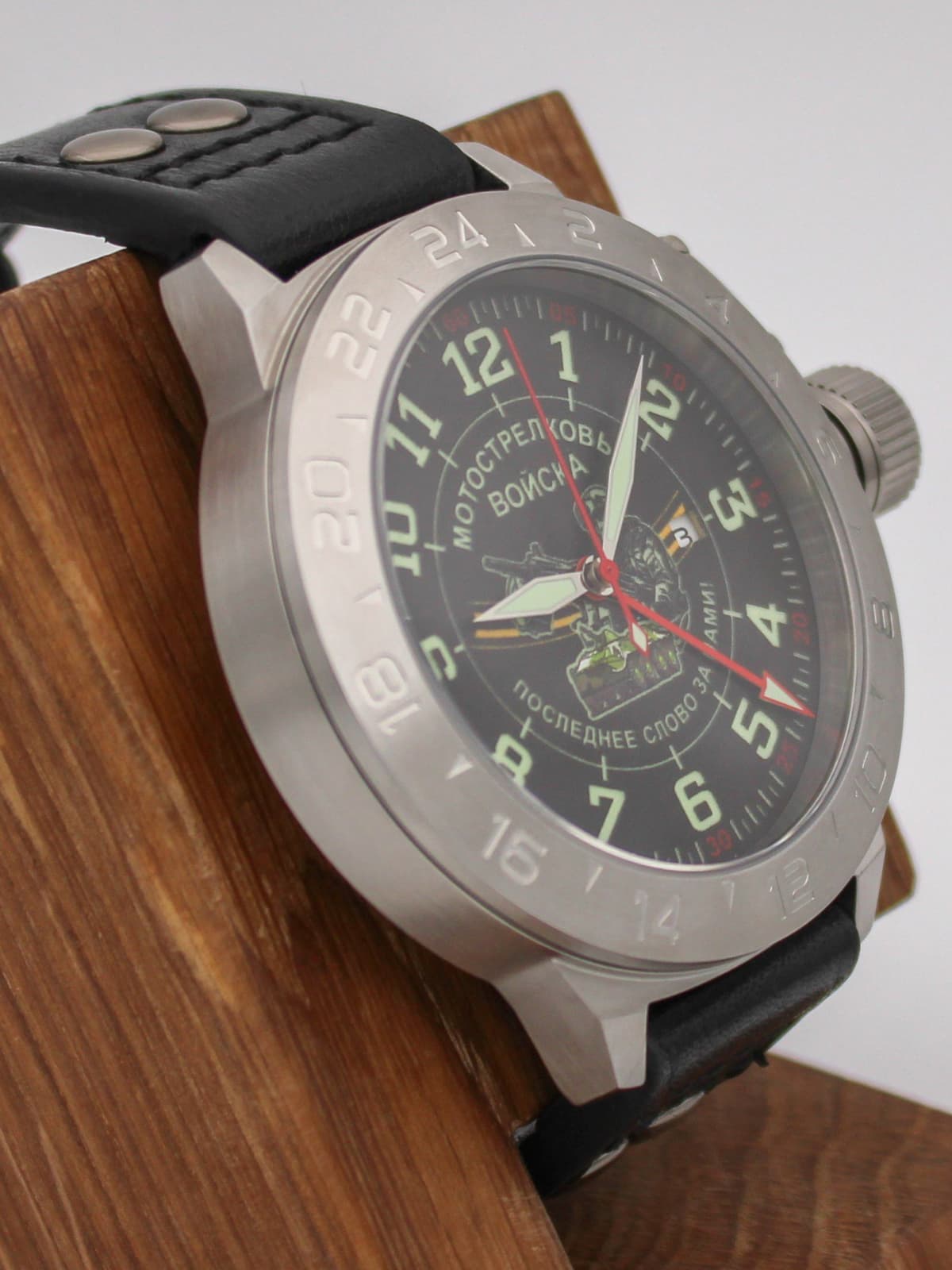 Часы Мотострелковые войска механические с автоподзаводом (Seiko NH34A) 52.286.01