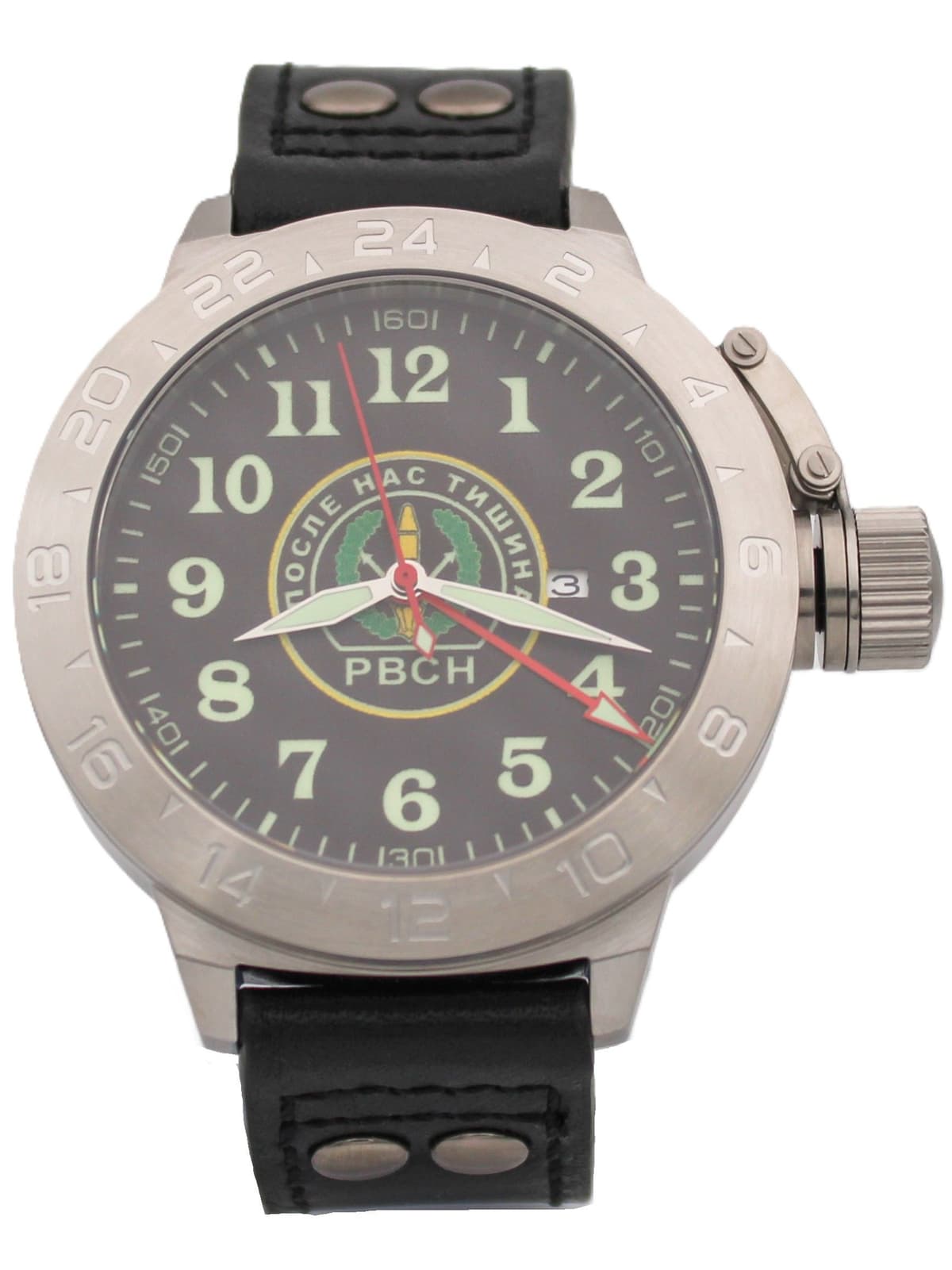 Часы РВСН механические с автоподзаводом (Seiko NH34A) 52.308.01