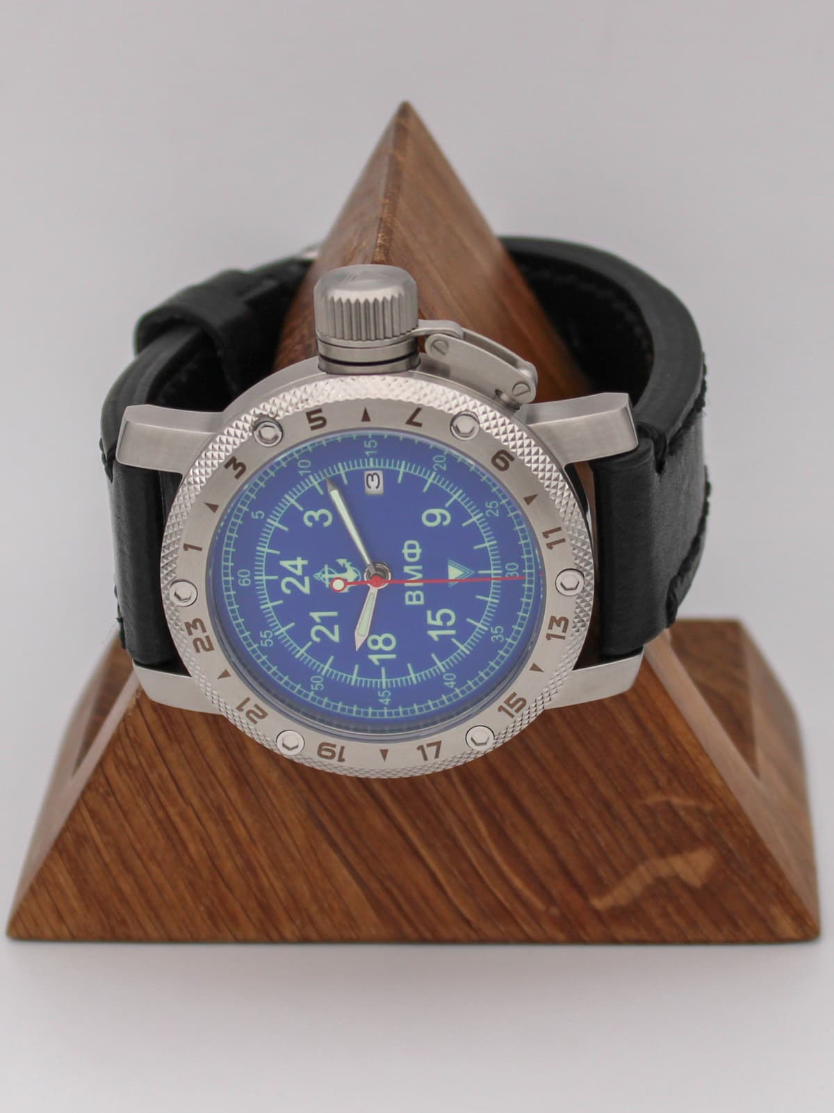 Часы ВМФ кварцевые (Ronda 515.24H) Q47.070.01