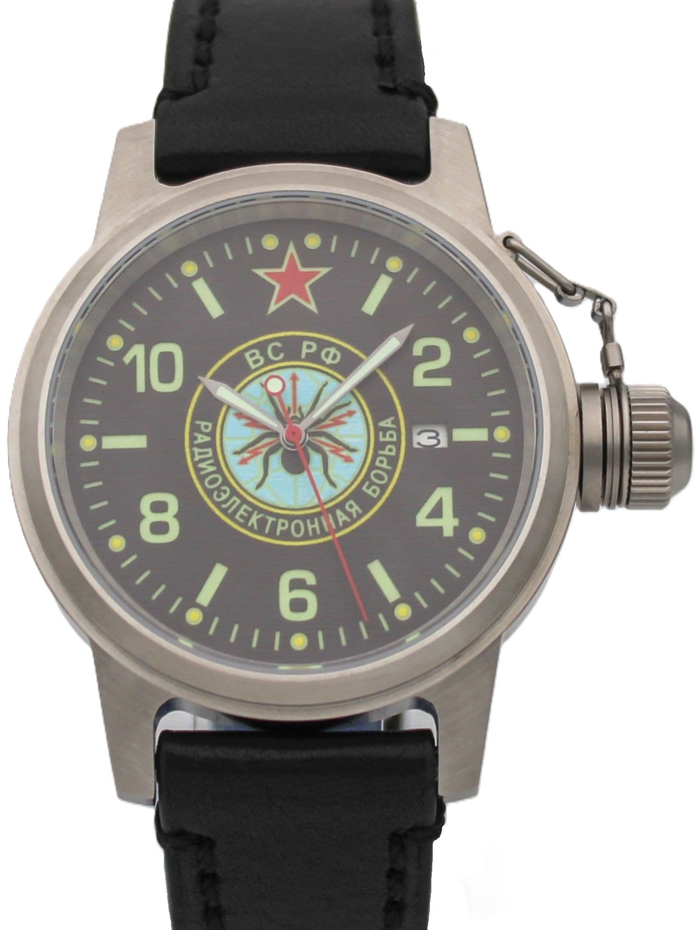 Часы Войска РЭБ механические с автоподзаводом (Seiko NH35A) 45.276.01