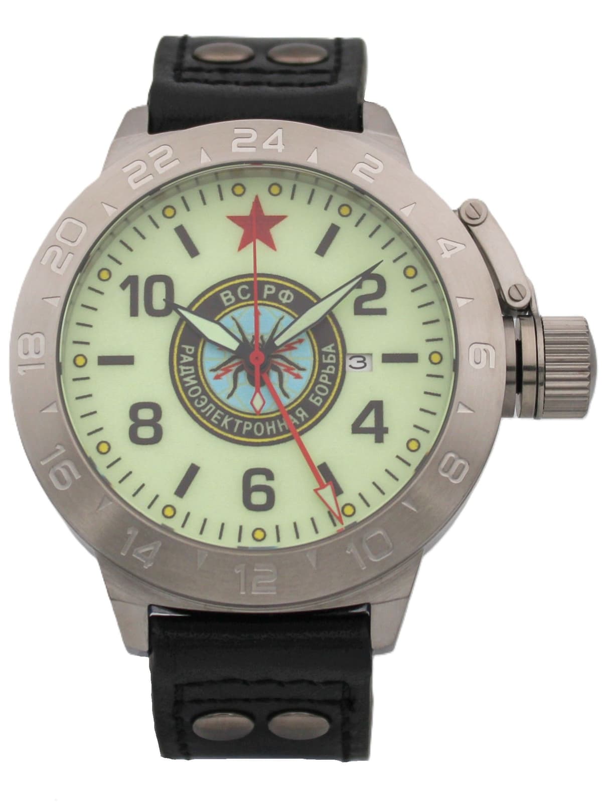 Часы Войска РЭБ механические с автоподзаводом (Seiko NH34A) 52.275.01