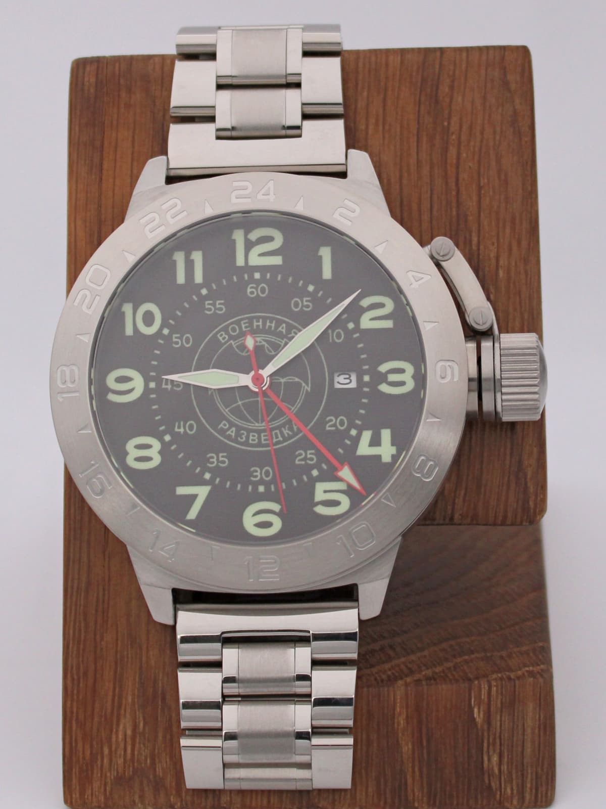 Часы Военная разведка механические с автоподзаводом (Seiko NH34A) 52.169.2