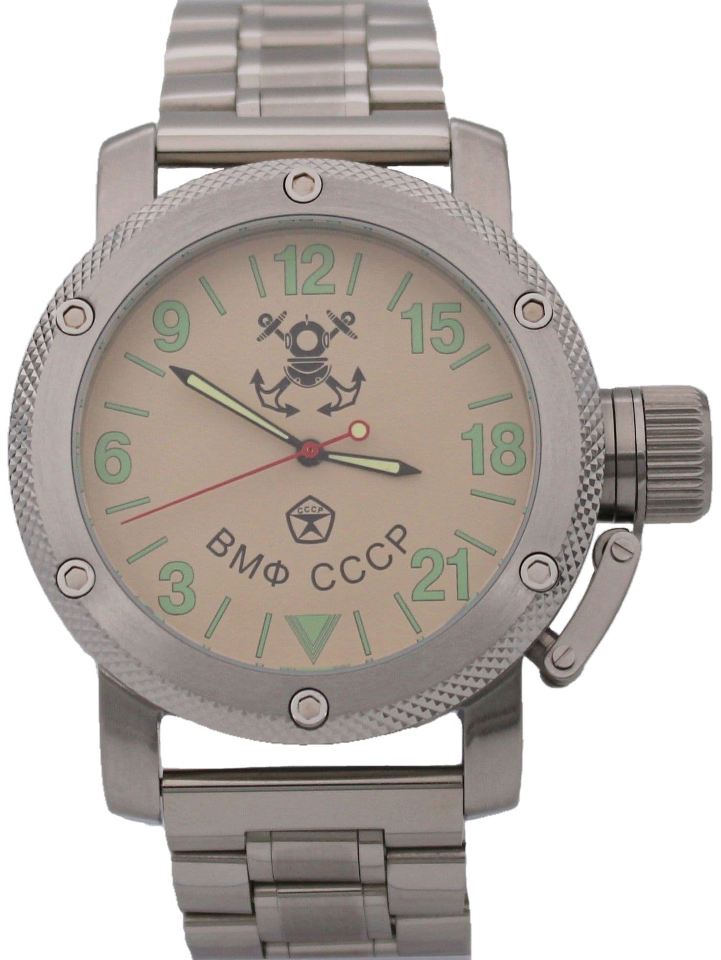 Часы ВМФ СССР механические с автоподзаводом (Восток 2431) 01.022.2