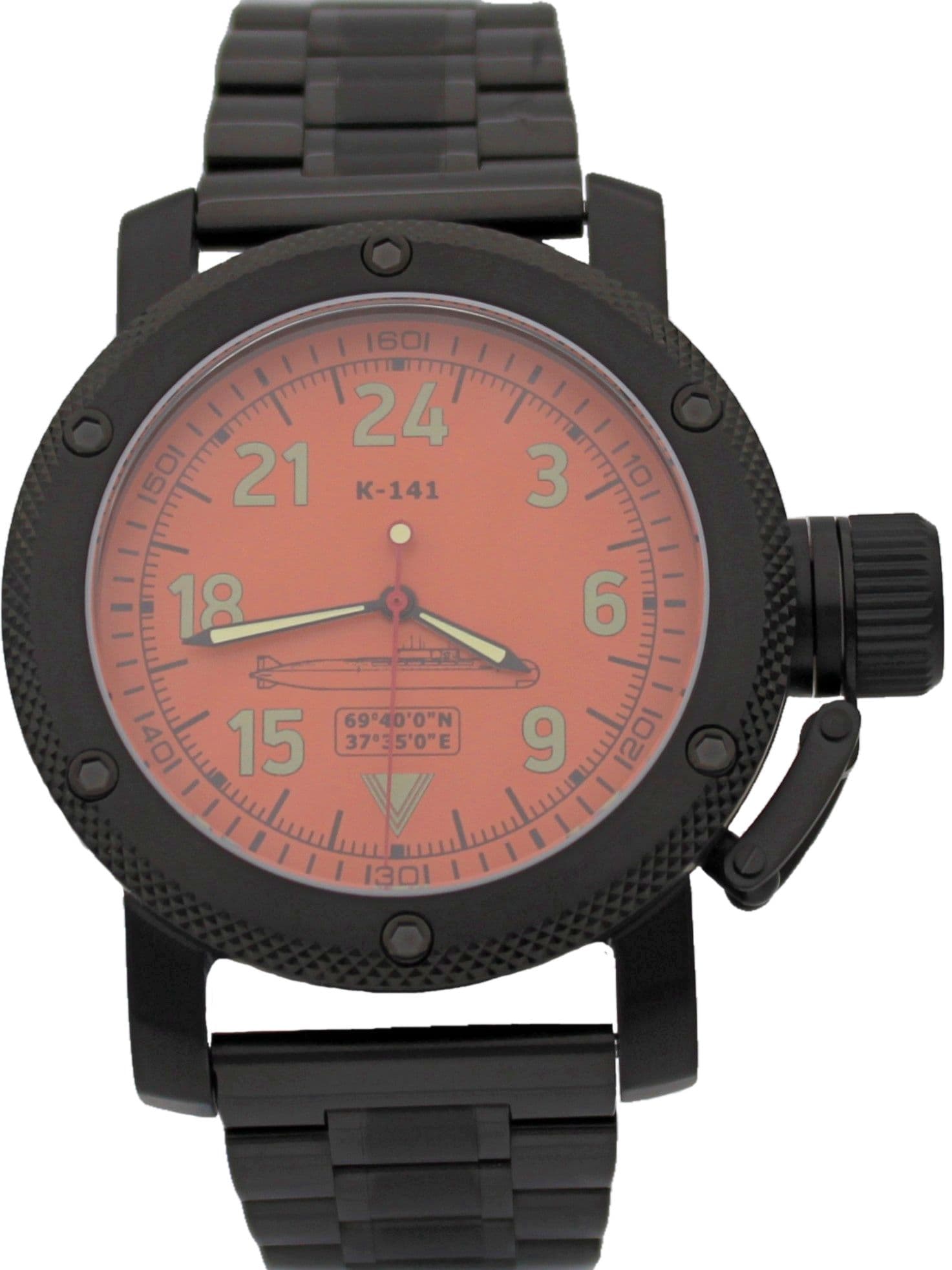 Часы К-141 / Курск (Oscar-II) механические с автоподзаводом (Восток 2431) 101.088.1