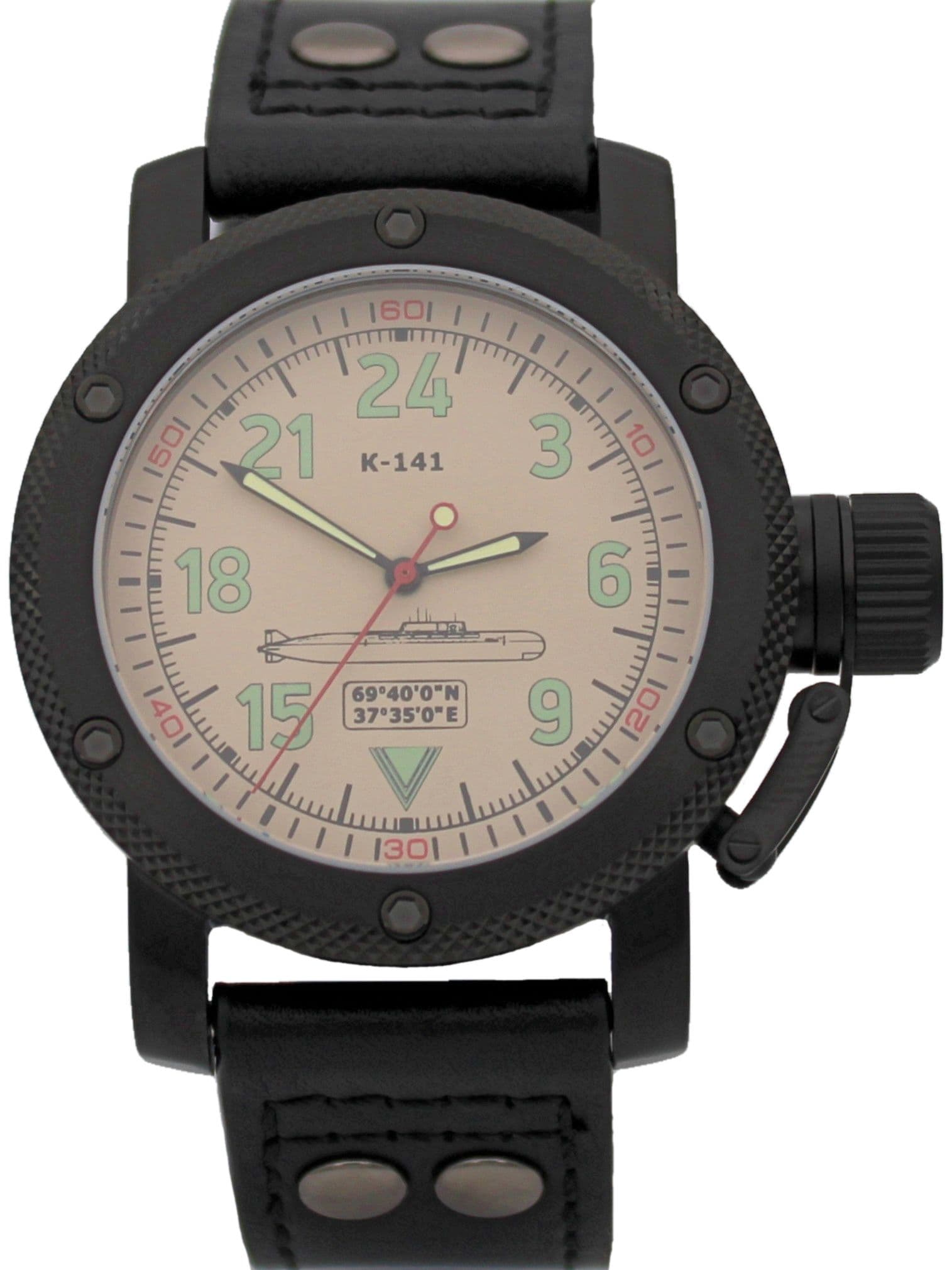 Часы К-141 / Курск (Oscar-II) механические с автоподзаводом (Восток 2431) 101.087.01