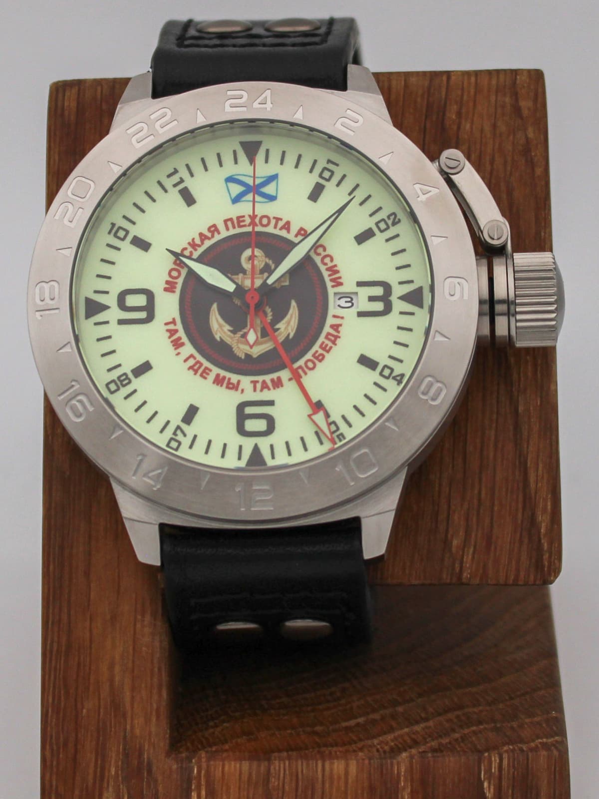 Часы Морская пехота механические с автоподзаводом (Seiko NH34A) 52.166.01