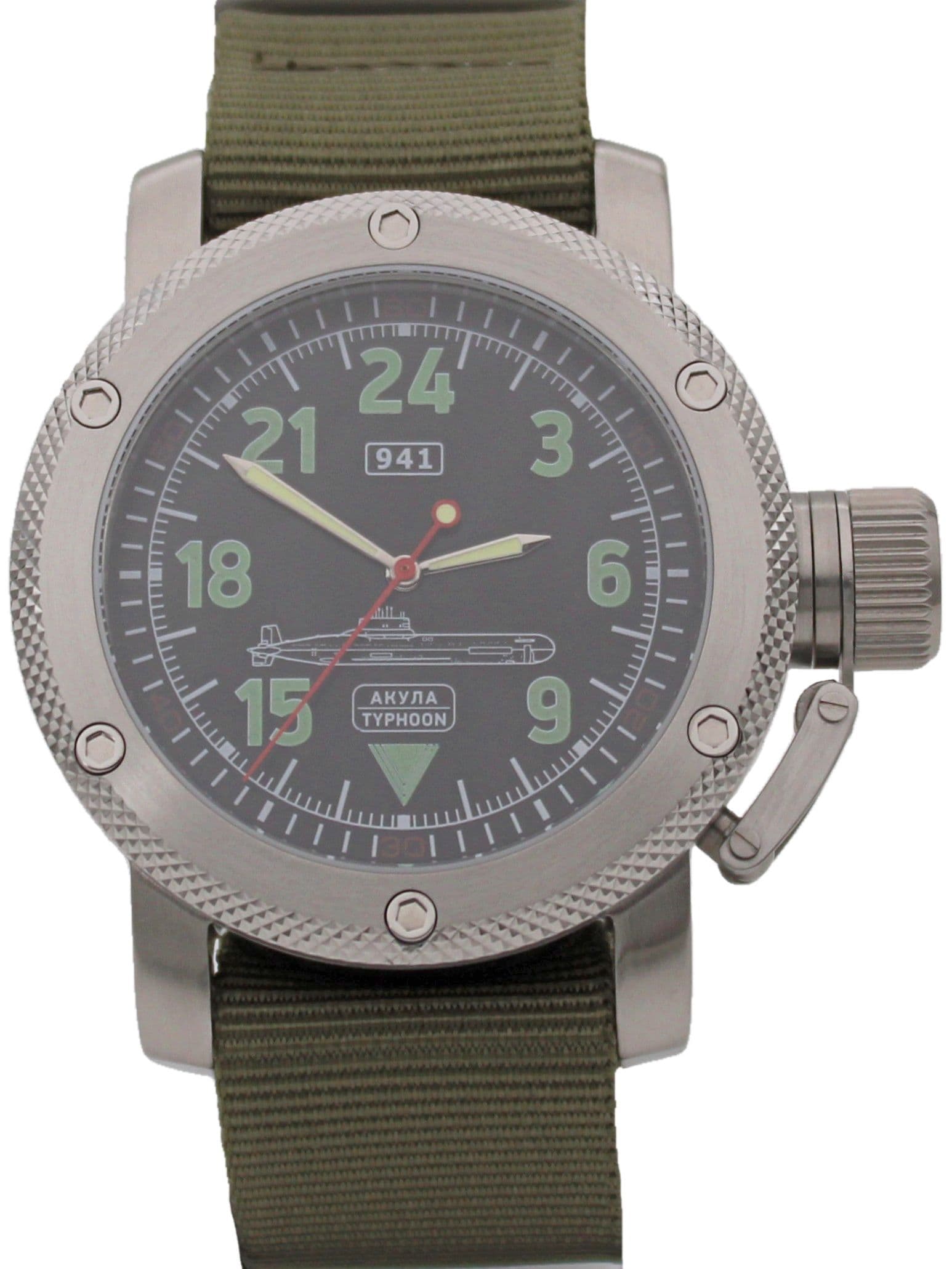 Часы 941 / Акула (Typhoon) механические с автоподзаводом (Восток 2431) 01.054.21