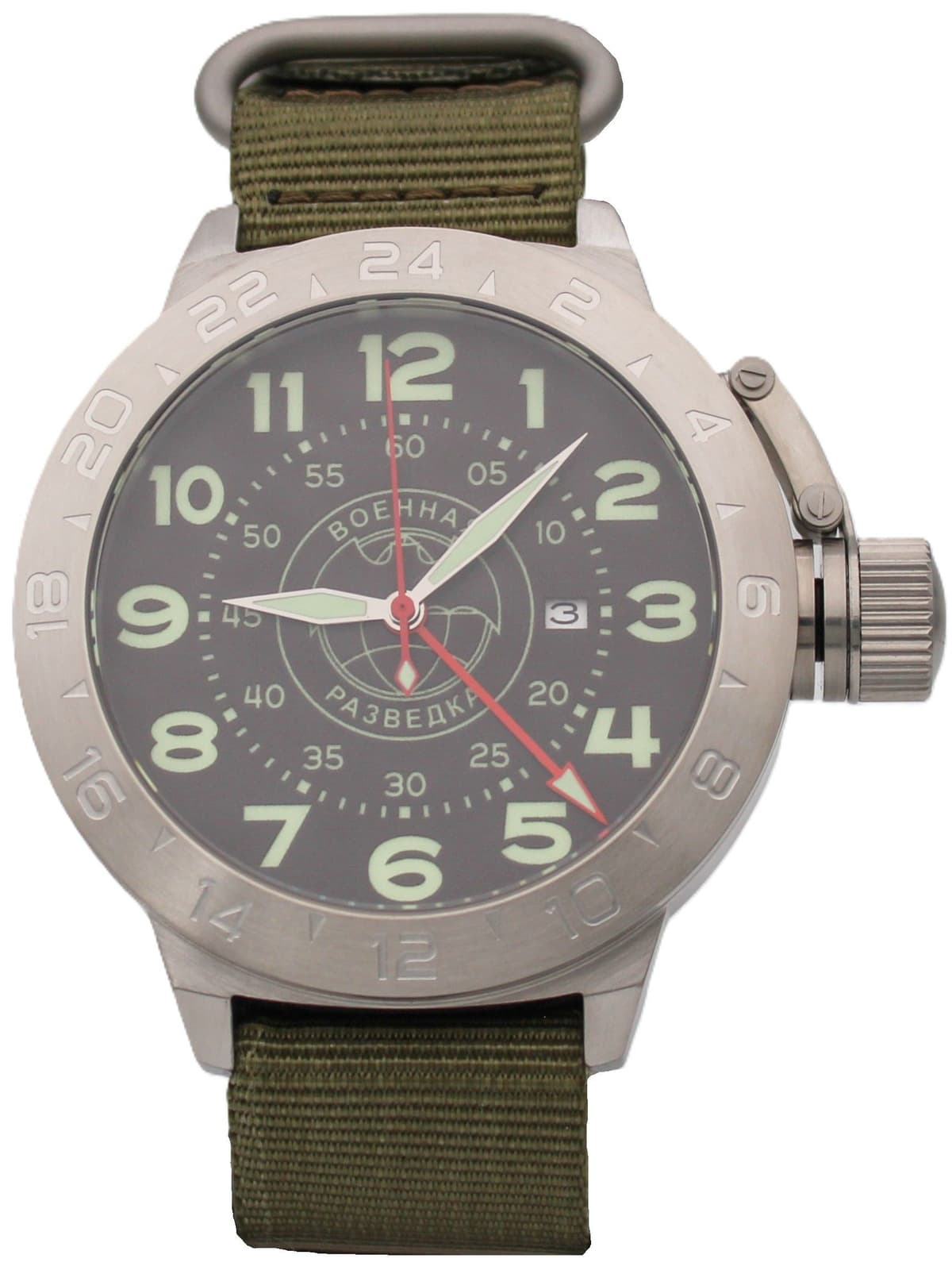 Часы Военная разведка механические с автоподзаводом (Seiko NH34A) 52.169.21